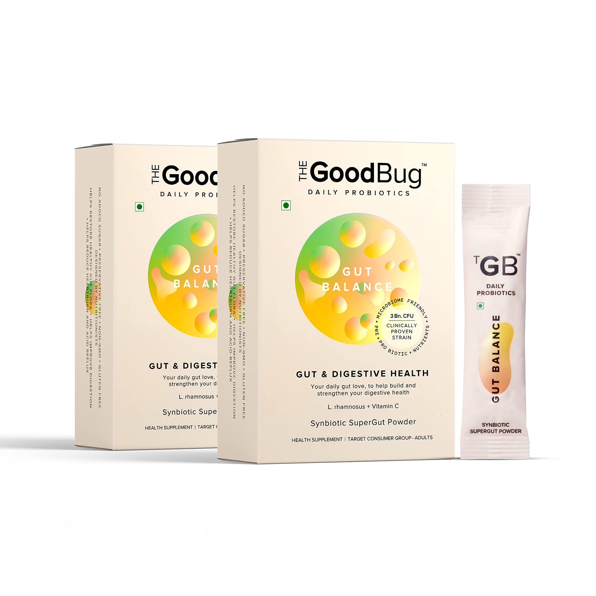 The Good Bug Gut Health & Immunity Probiotic for Men & Women, Strong Digestive & Immunity Support Gut Balance Supplement Powder 4.23 oz