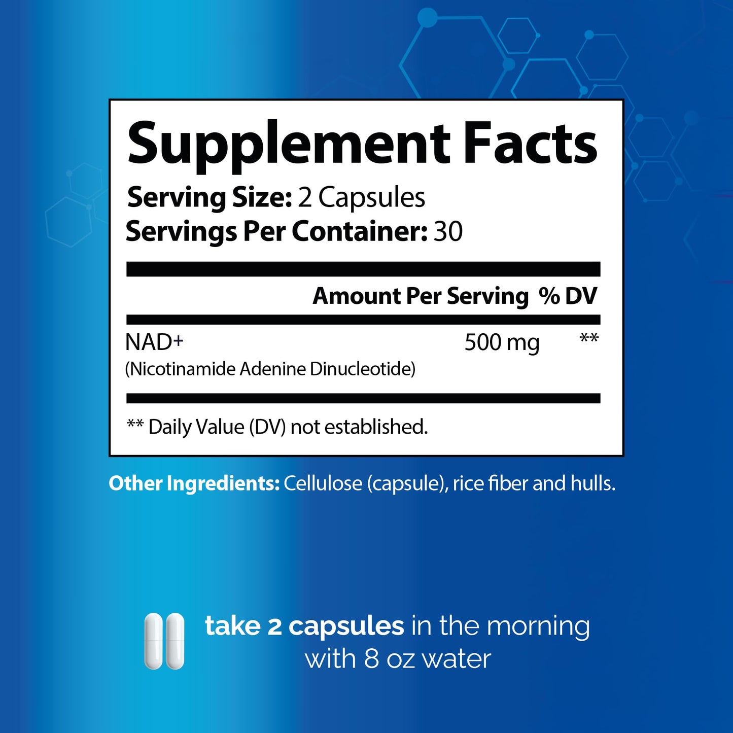 HARMONIFY NAD Supplement Capsules 60 Count