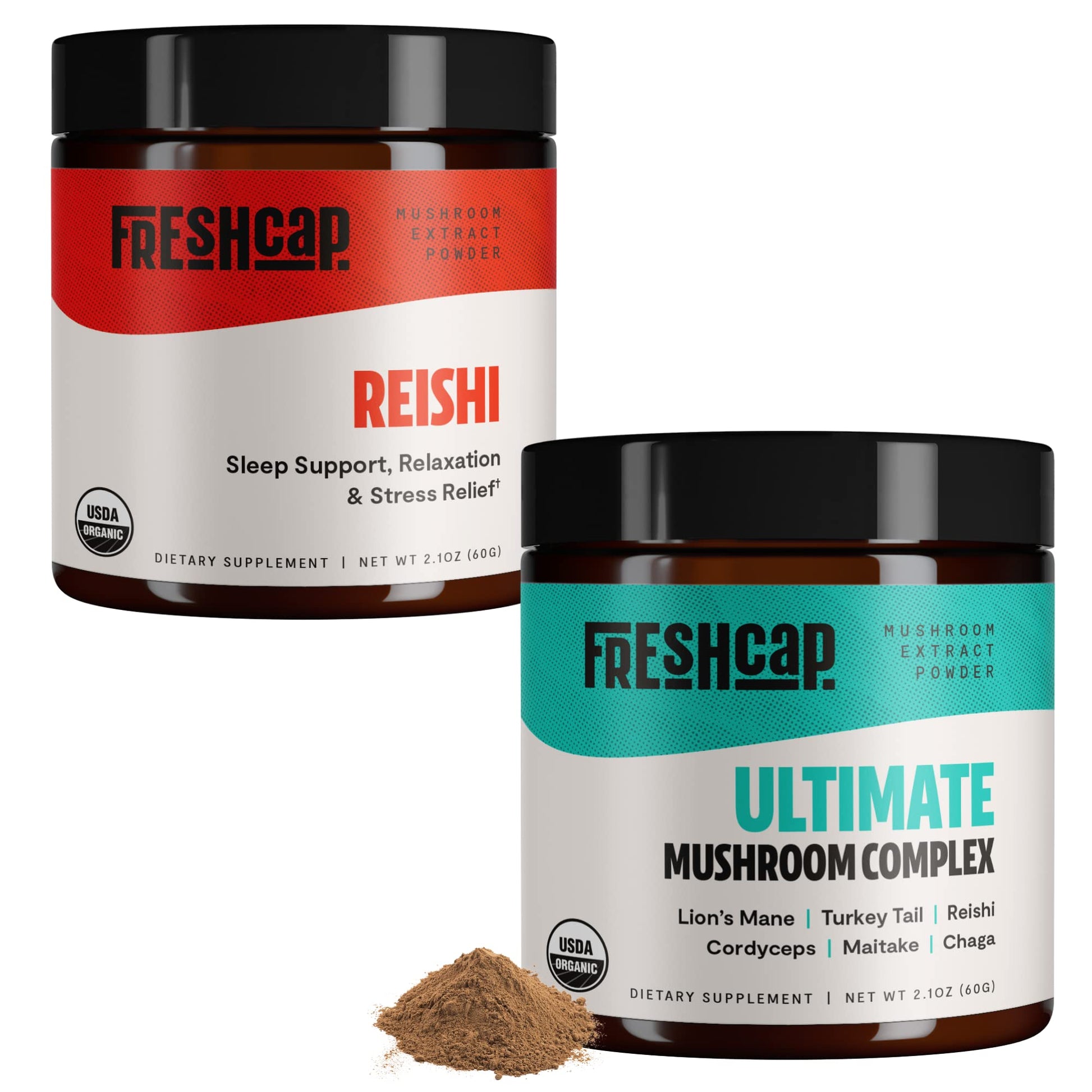FreshCap Mushrooms Stress Bundle Powder 2