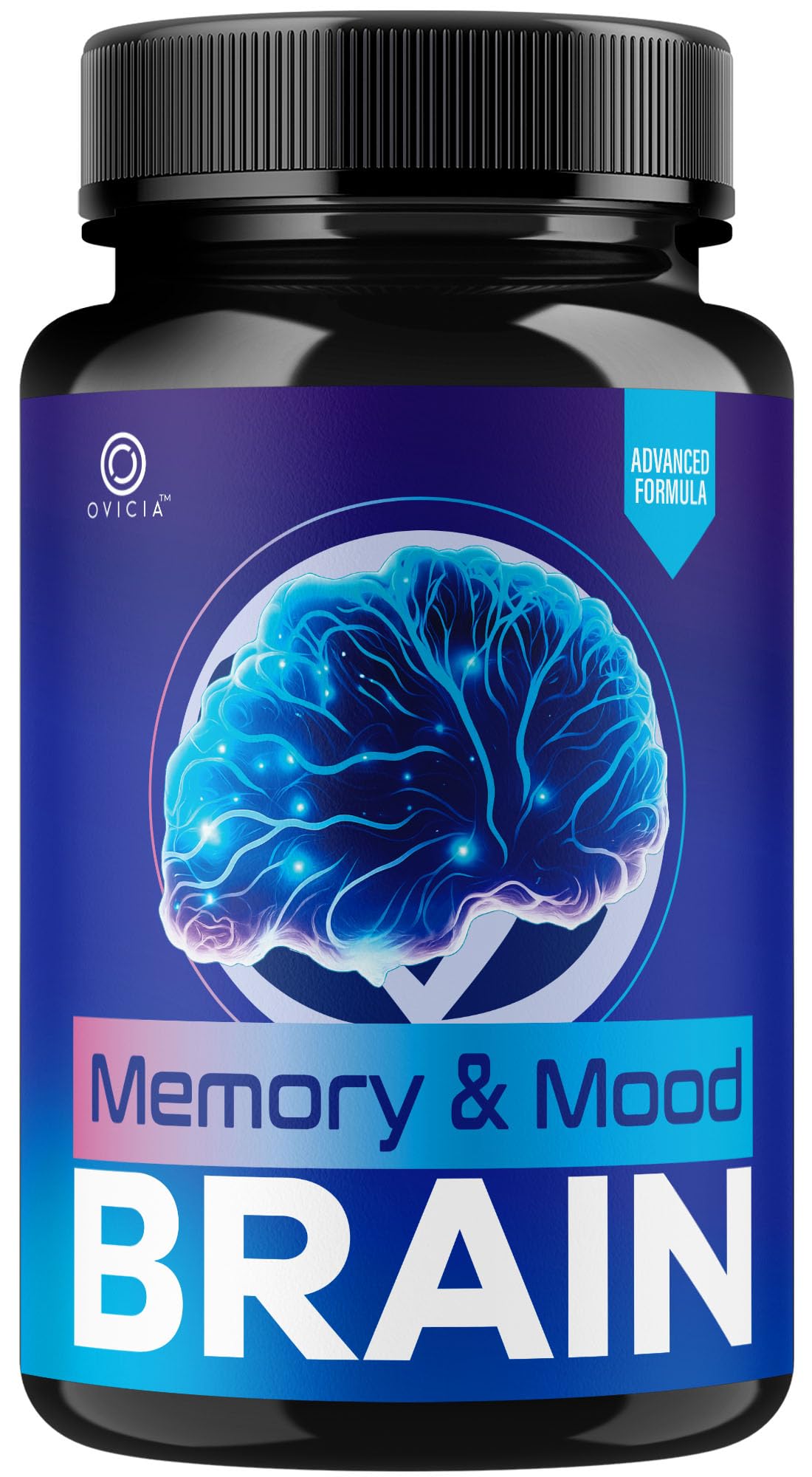 OVICIA Memory and Mood Brain Capsules, 60 Capsules