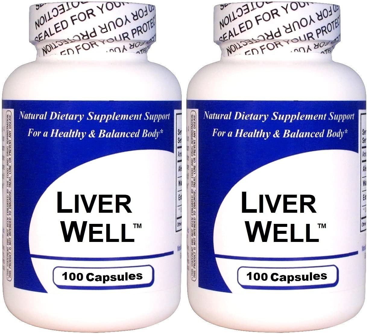 Get Well Natural, LLC Liver Well Capsule, 2 Bottle Pack