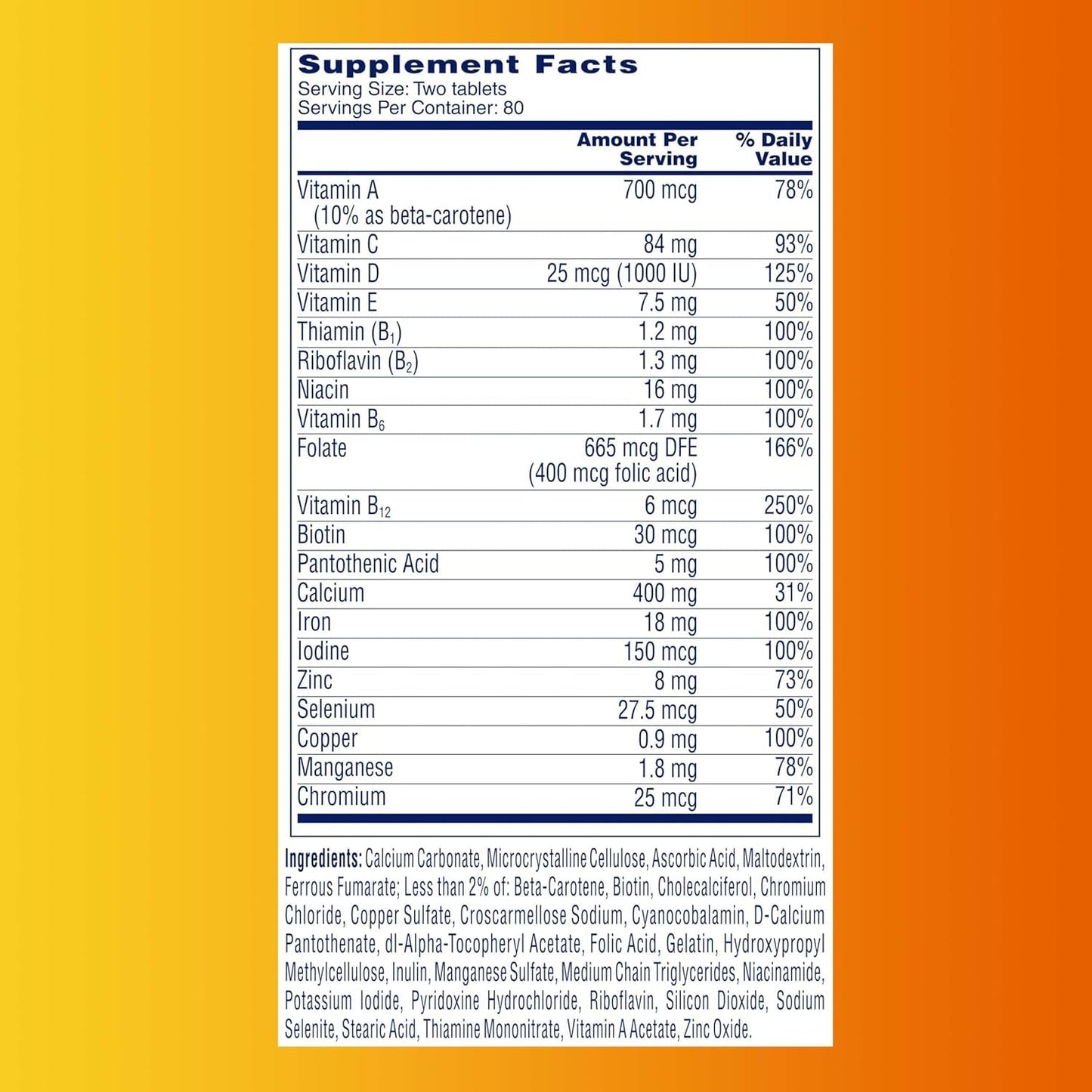 ONE A DAY Women's Petites Complete Multivitamin Tablet, 800 Tablets