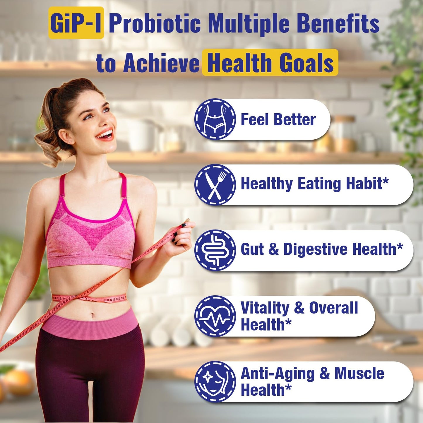 Mightnes GLP-1 Supplement for Women & Men, 60-Count Tablets