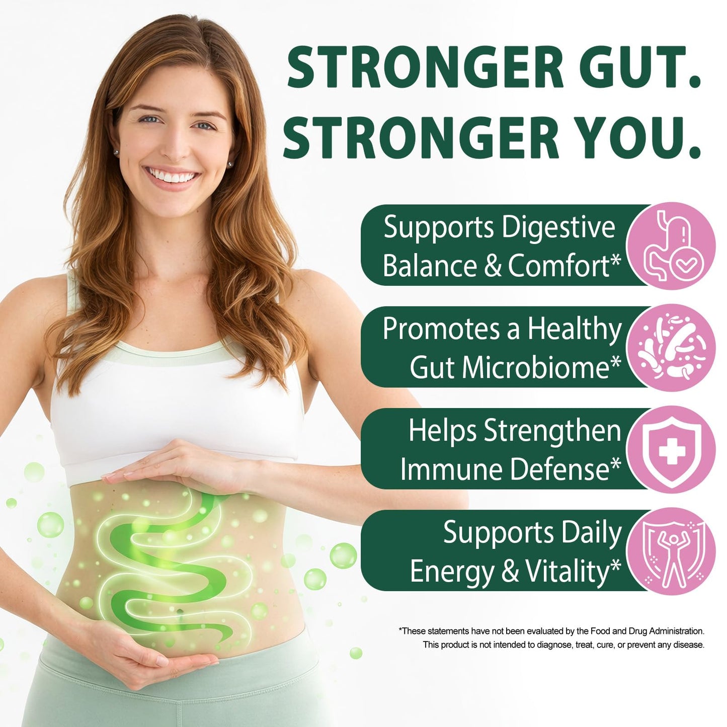 NenMaoKeNu Probiotic Kombucha Gummies, 60 Gummies
