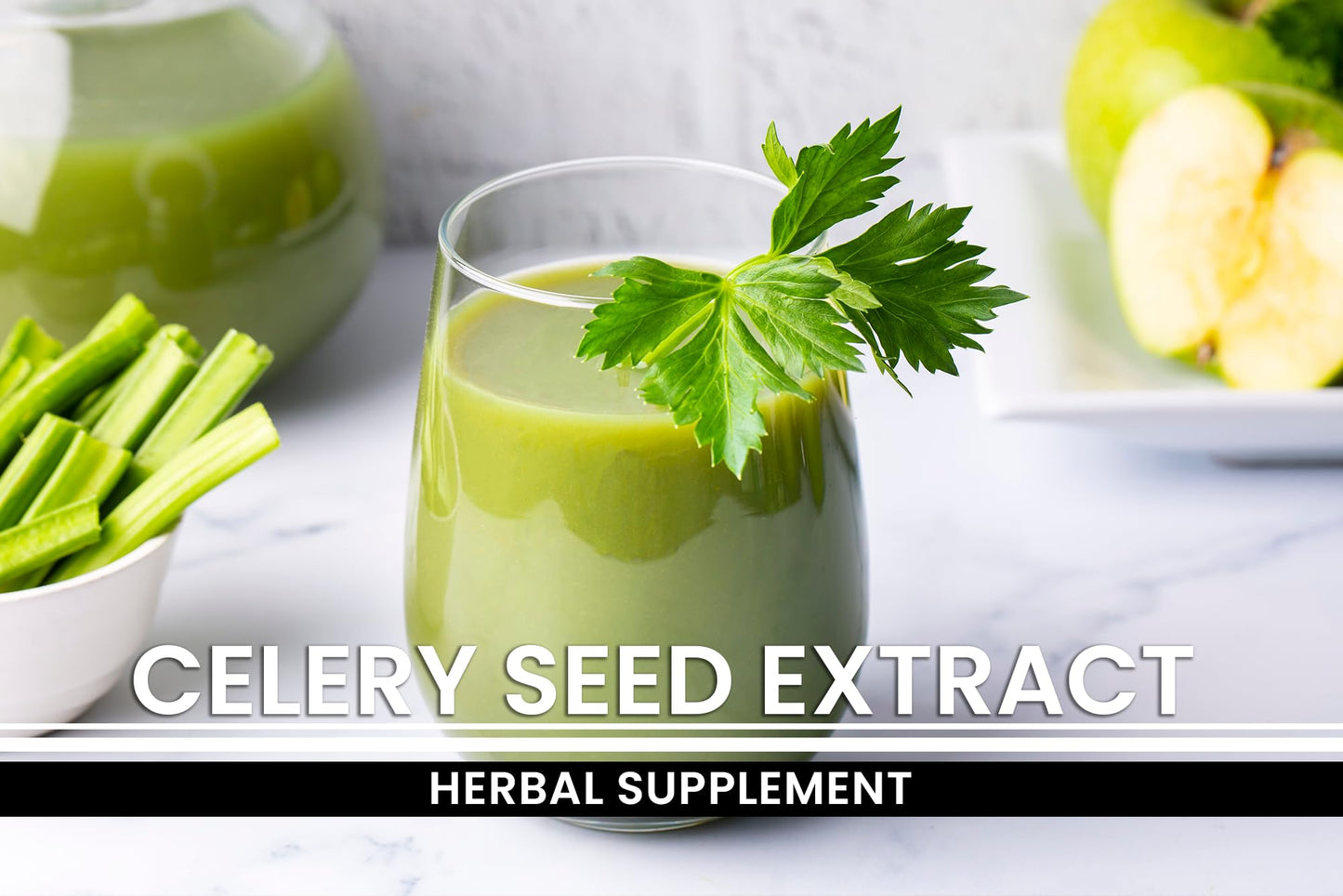PURE ORIGINAL INGREDIENTS Celery Seed Extract Capsules 365