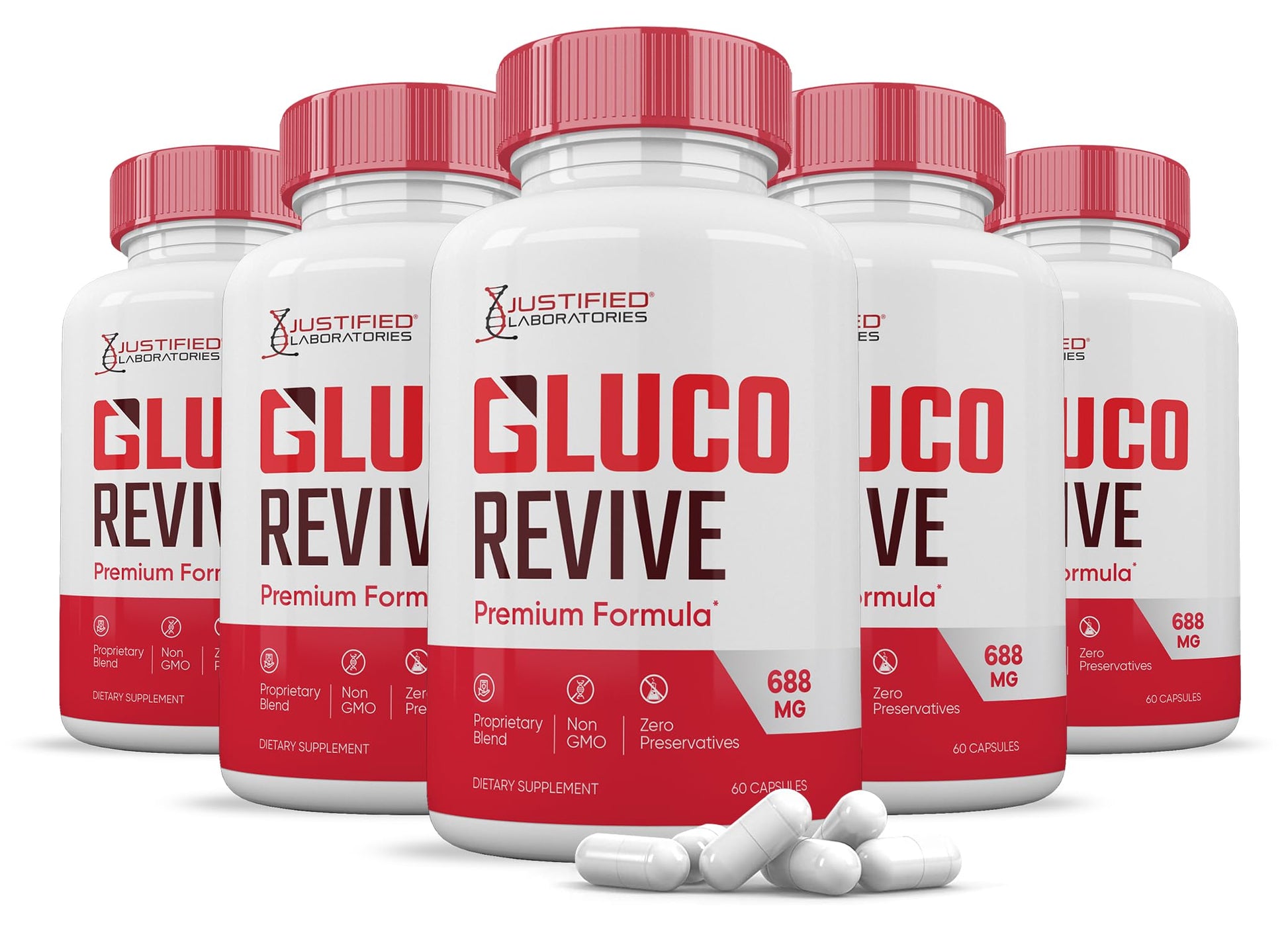 Justified Laboratories Gluco Revive Capsules 300