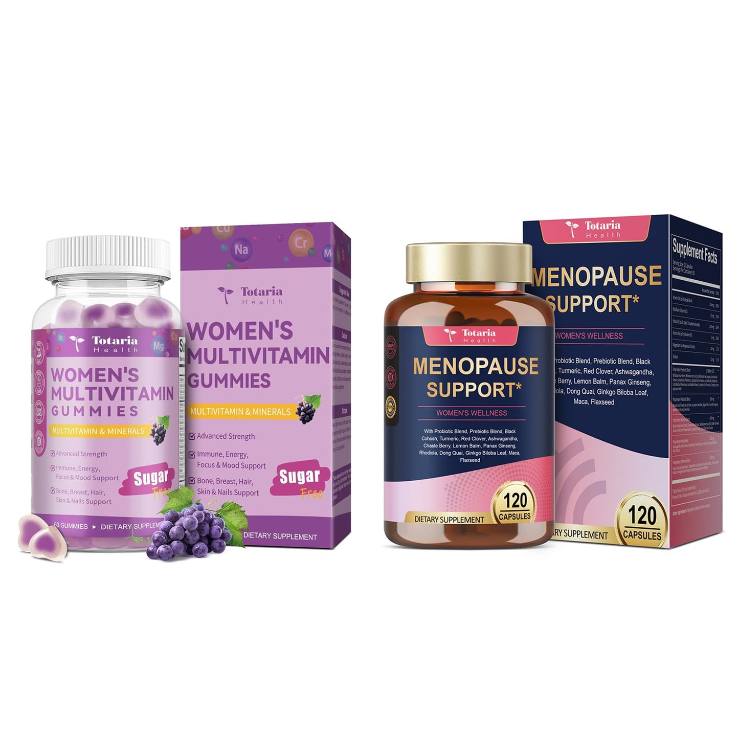 Totaria Menopause Capsules for Women, 180 Capsules