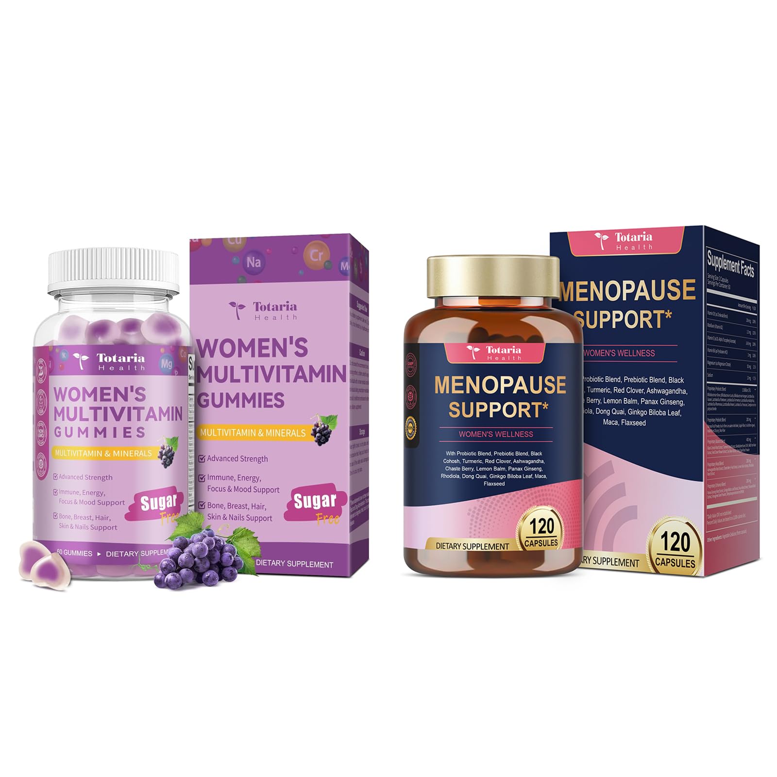 Totaria Menopause Capsules for Women, 180 Capsules
