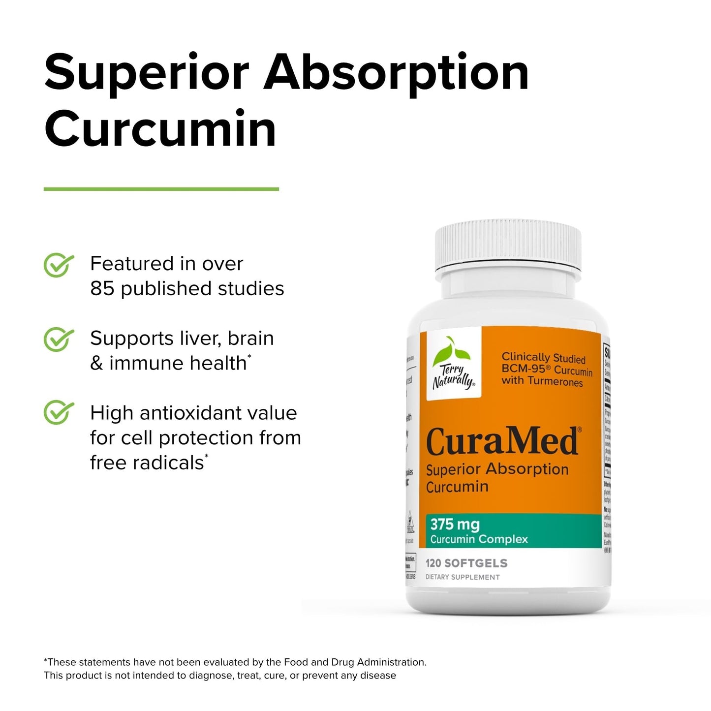 Terry Naturally CuraMed 375mg Softgels 360