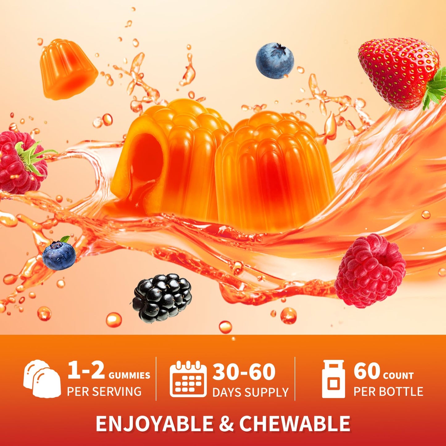Hovika Lithium Orotate Gummies, 60 Count