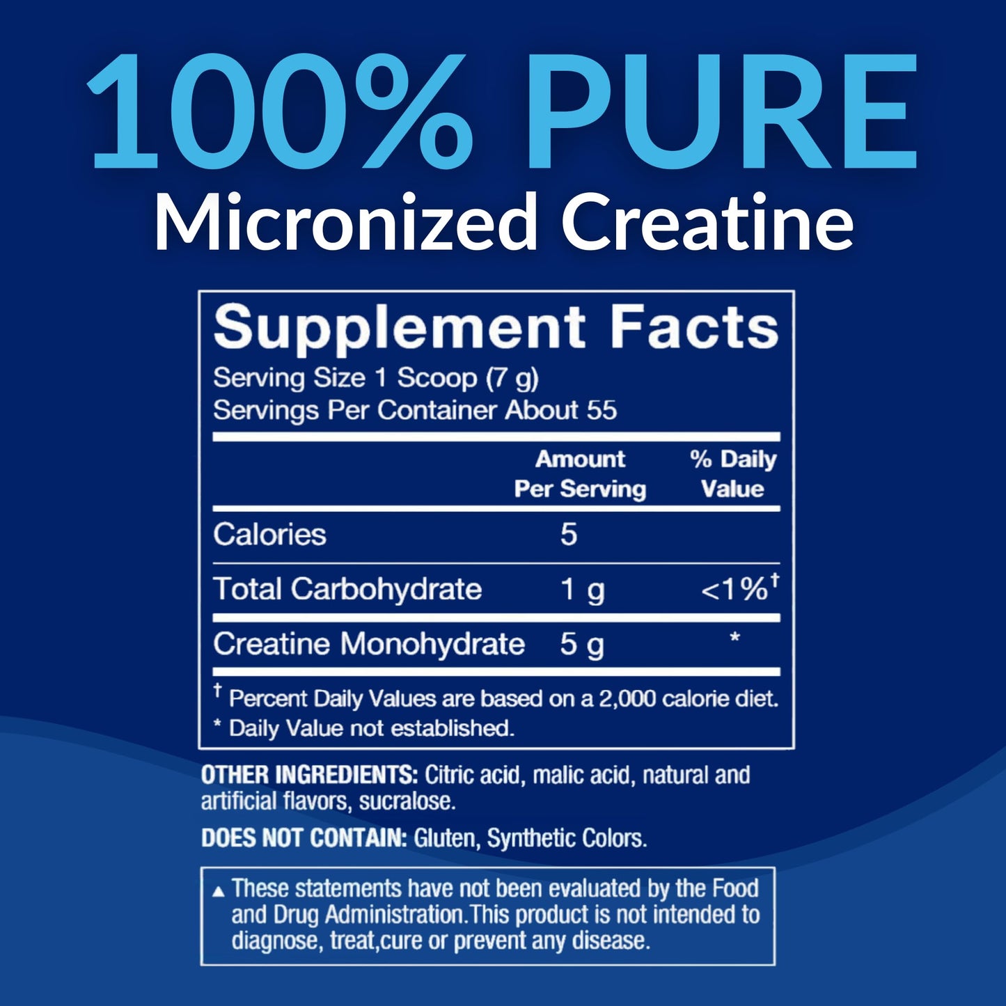 BodyTech Creatine Monohydrate Powder, 55 Servings