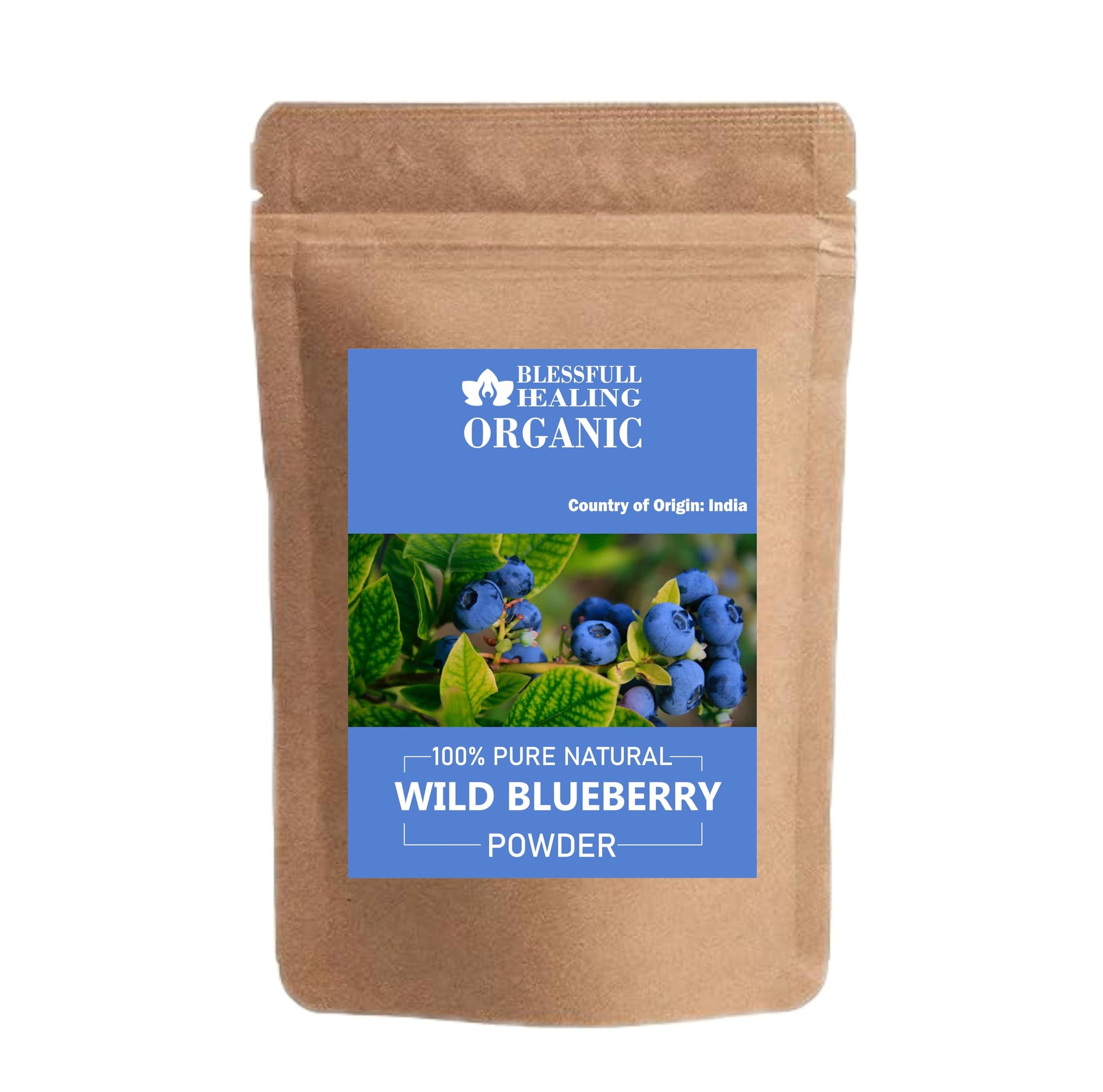 Blessfull Healing Organic Wild Blueberry Powder 3.52 oz
