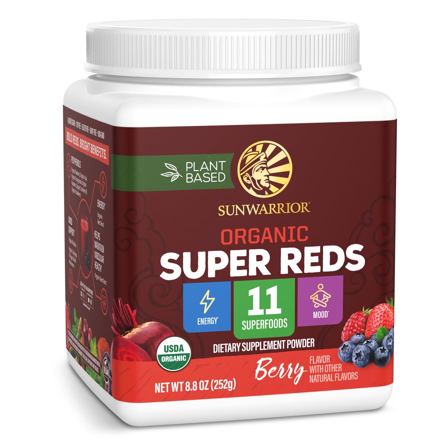 Sunwarrior Organic Super Reds Powder