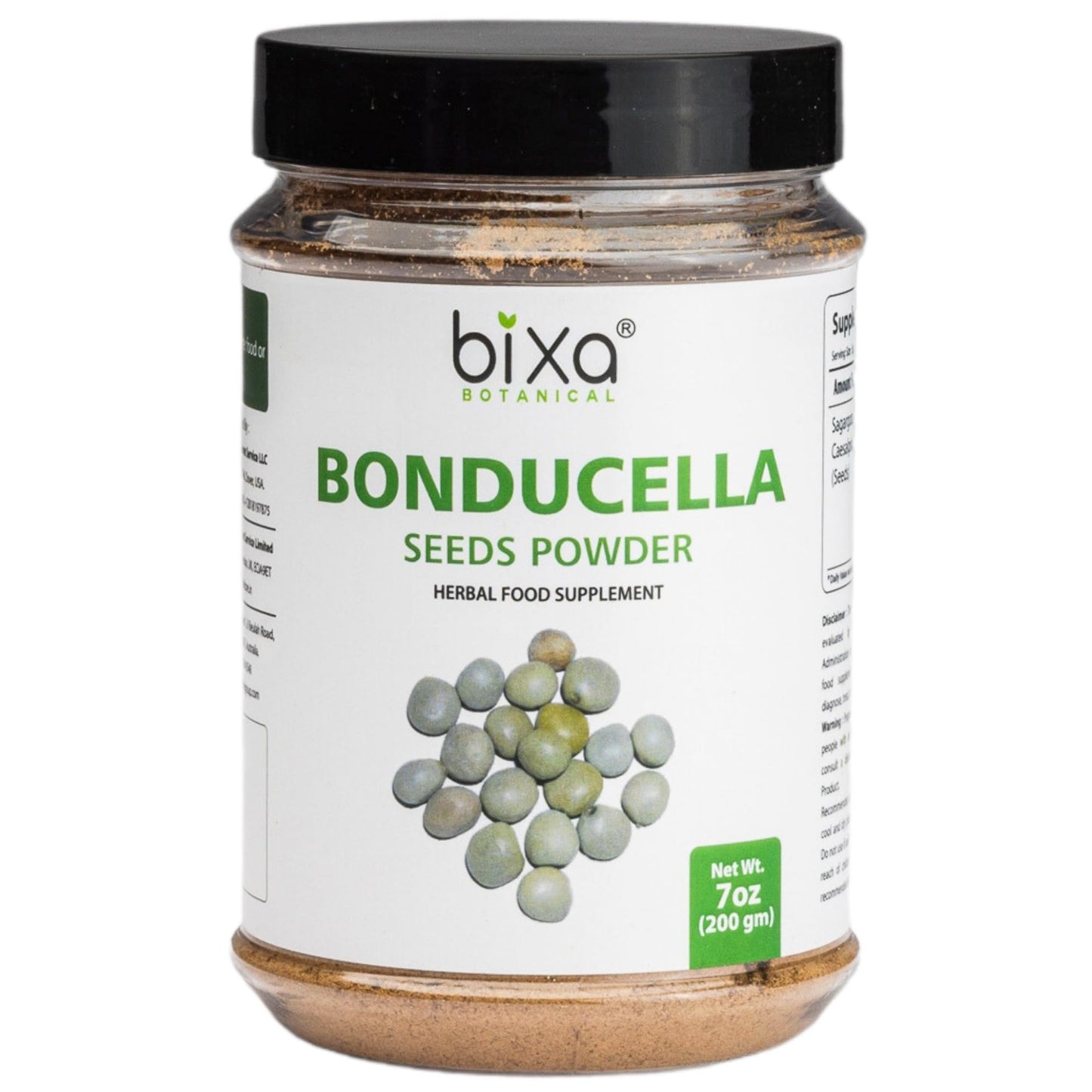 bixa BOTANICAL Ayurvedic Natural Herbal Supplement Bonducella Seed Powder 7