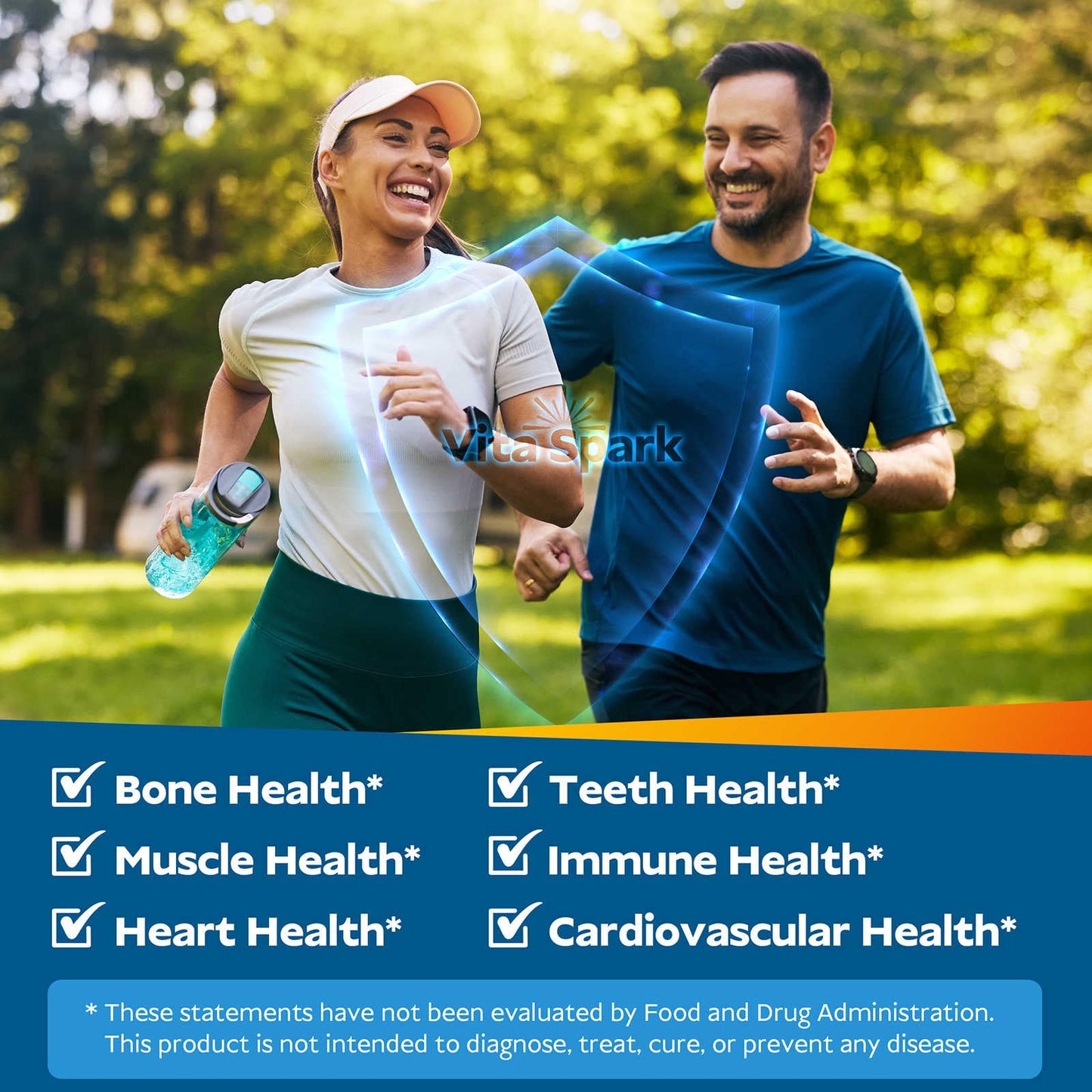 Vita Spark Vitamin D3 K2 Liposomal Bone Vitamins Supplement 5000IU D3, 100mcg K2 MK7 & Magnesium Softgel 120