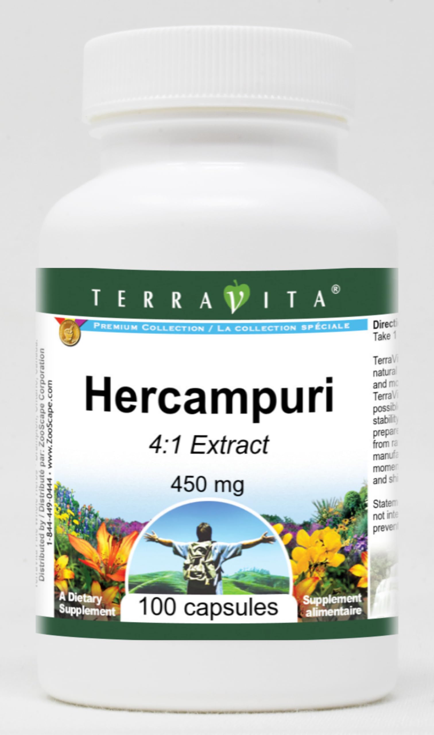 Terravita Hercampuri 4:1-450 mg Capsules 300 Count