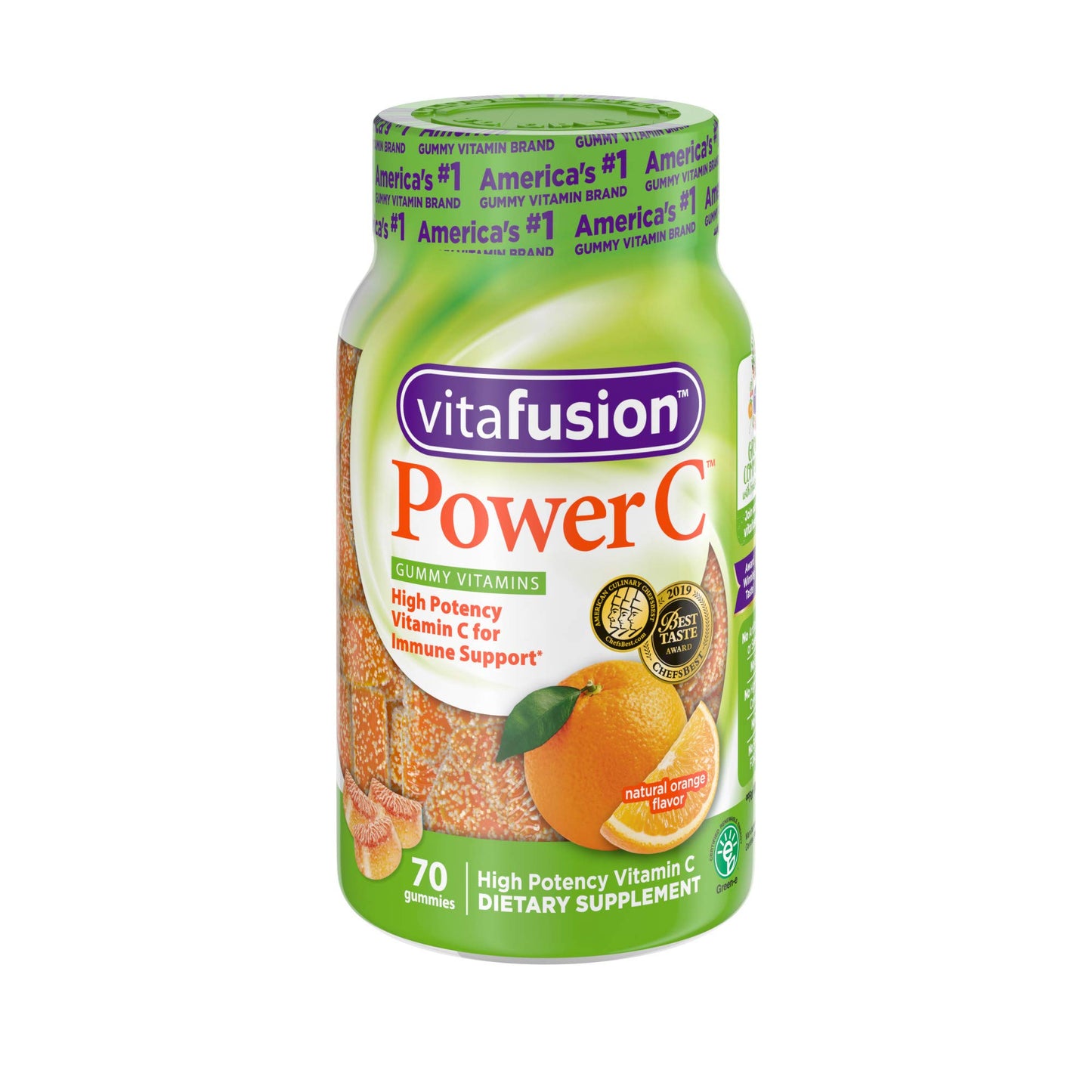 Vitafusion Power C Gummy Vitamins, 70 Count, 3-Pack