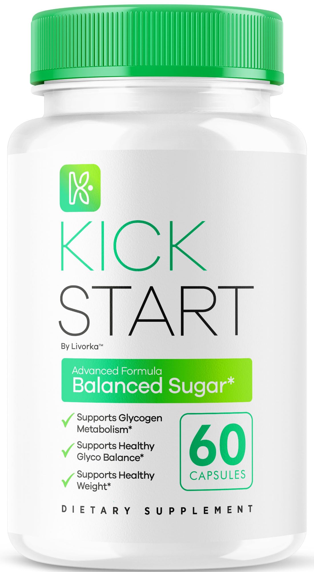 LIVORKA Kick Start Glyco Optimizer Capsules 30 Count