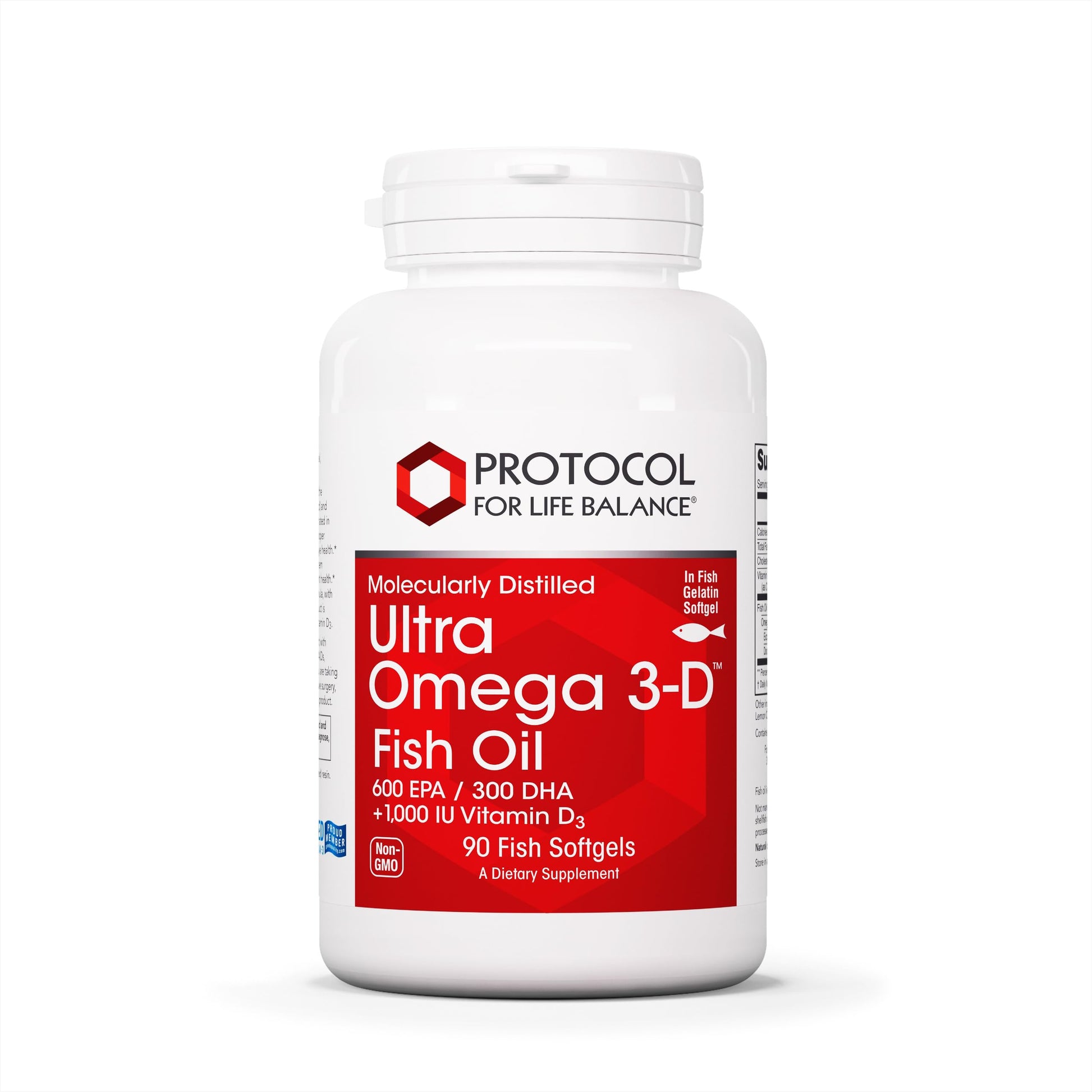 Protocol for Life Balance Ultra Omega 3-D Softgels 90