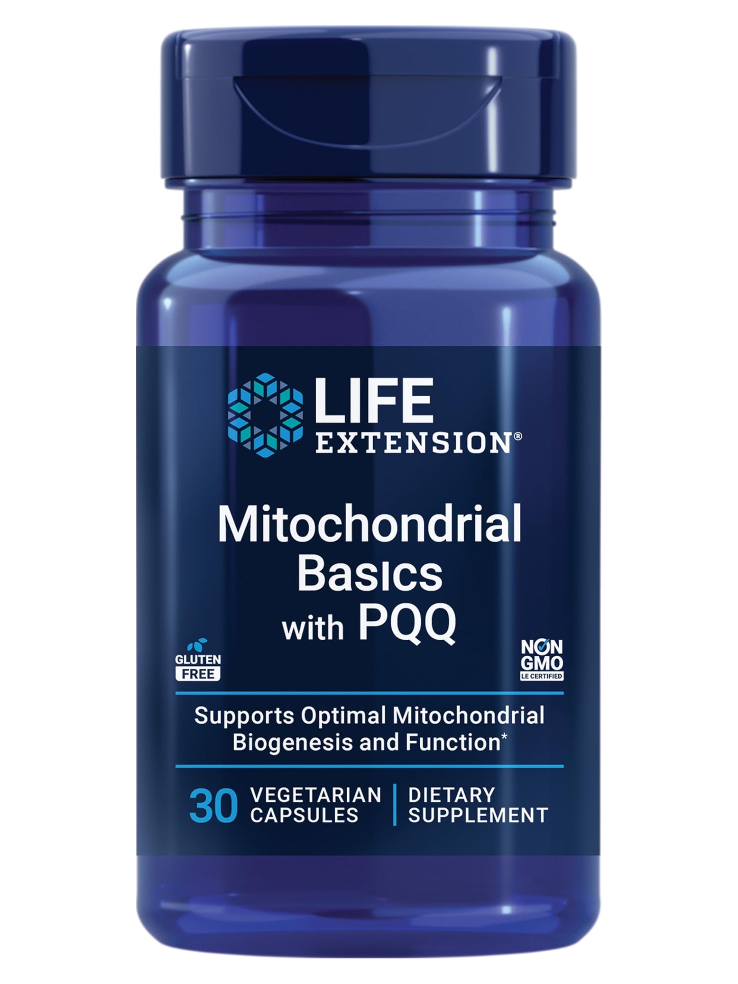 Life Extension Mitochondrial Basics with PQQ, L-Taurine, R-Lipoic Acid Capsules, 30 Count