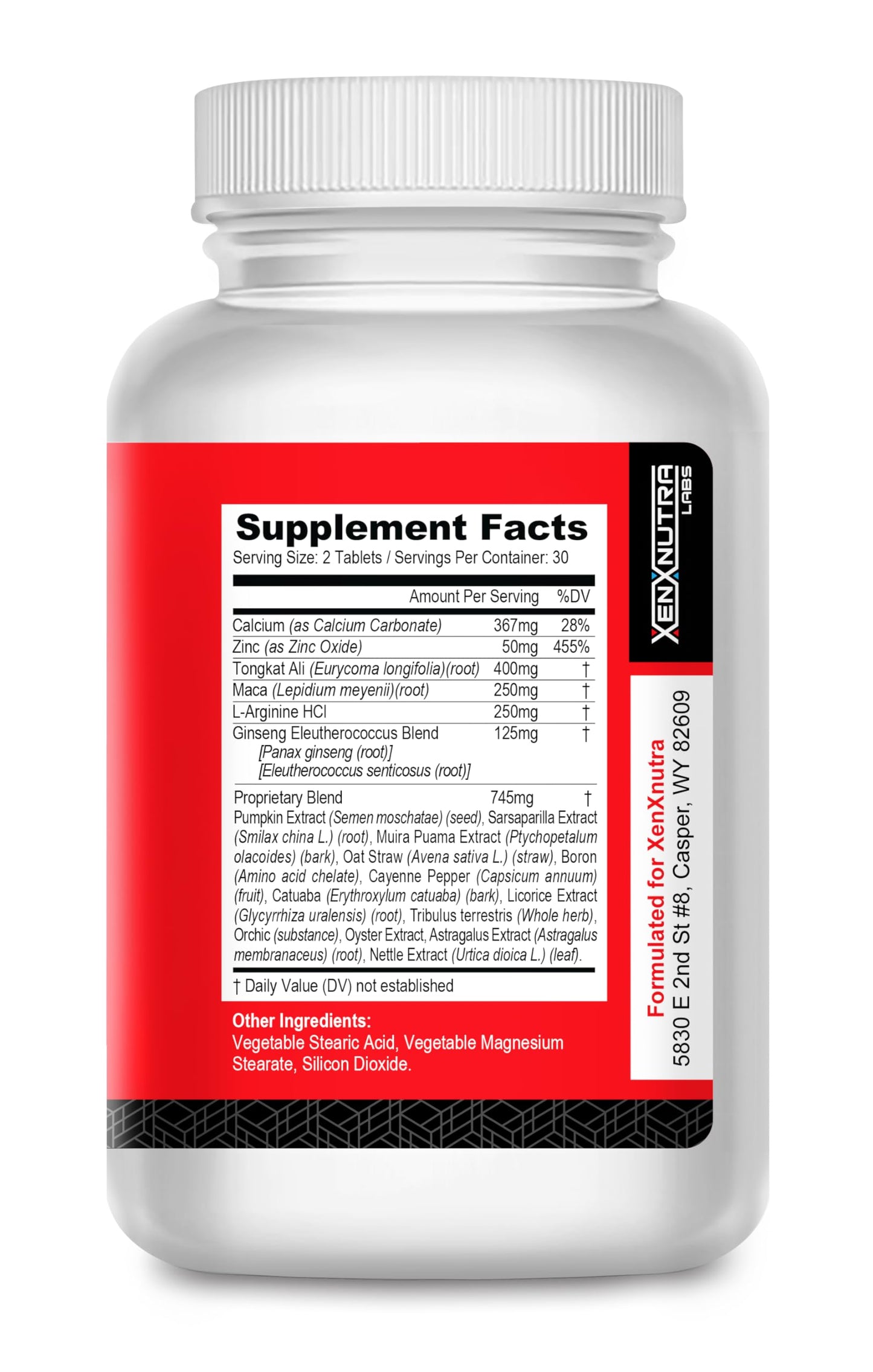 XL Science Mr Man Male Enlargement Pills 60 Tablets