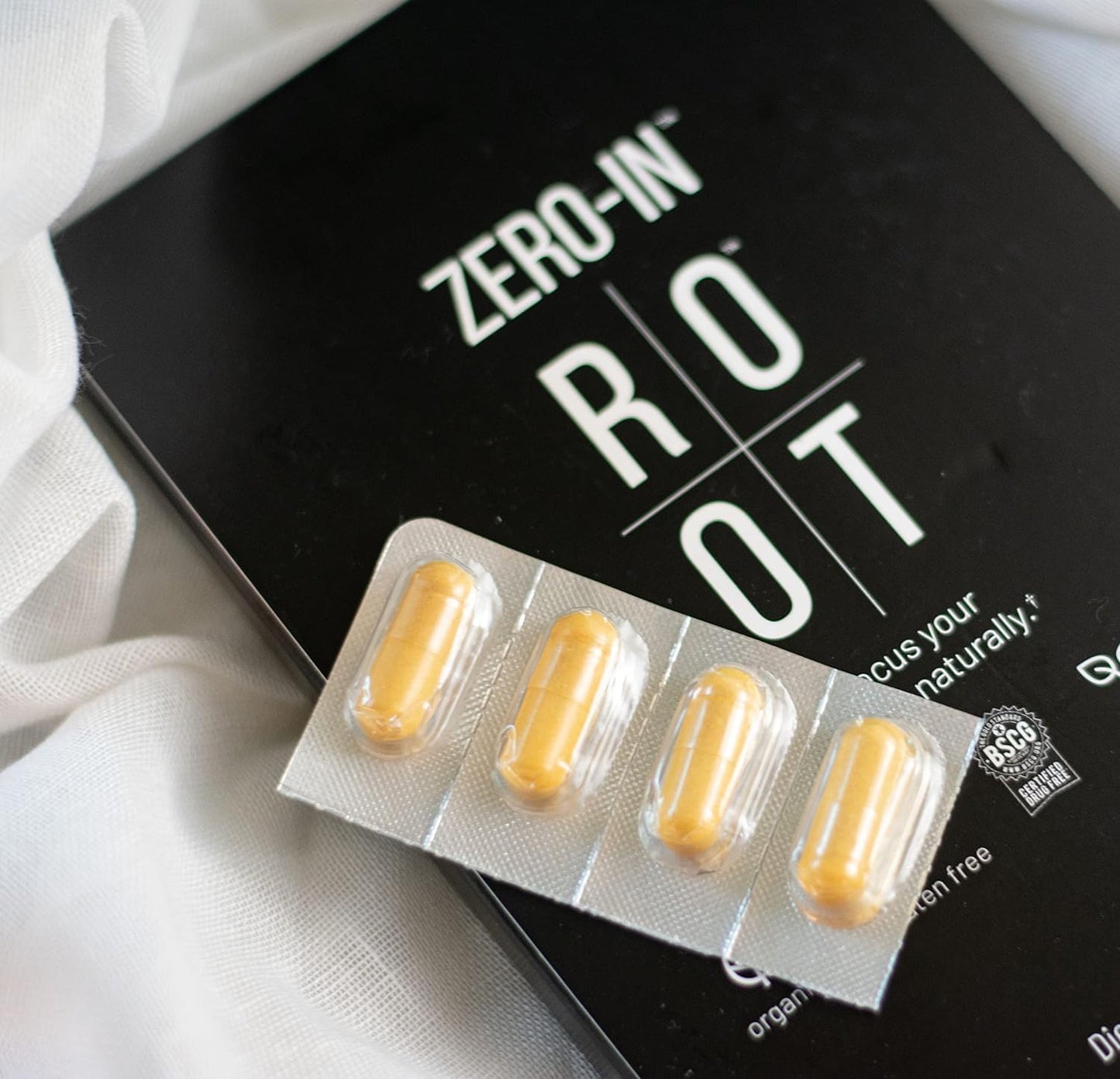 THEROOTBRANDS Root Wellness Zero-in by Dr. Rahm - Combination of Turmeric, Pine Bark Extract, 60 Capsules