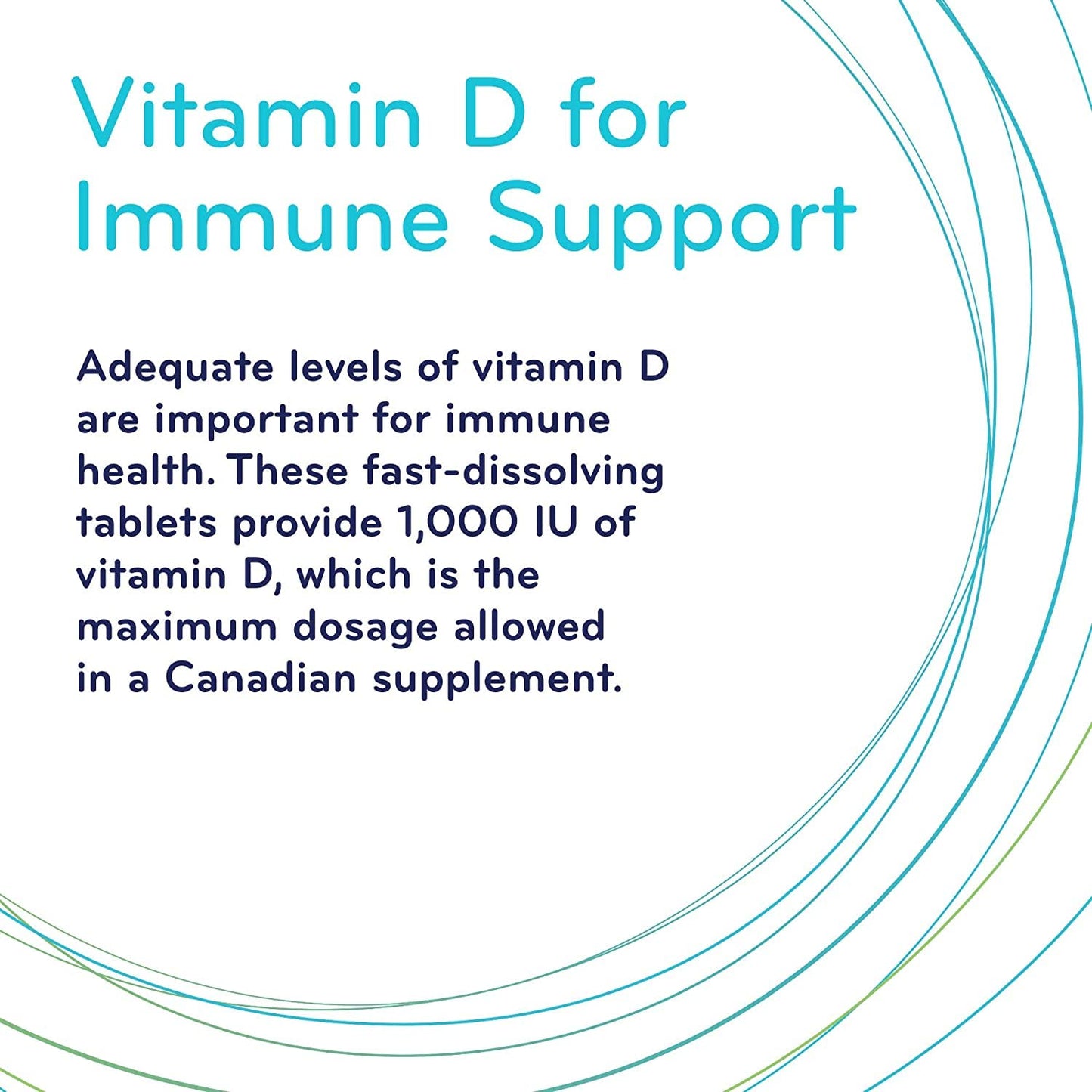 SISU Vitamin D 1000 IU Tablet, 200 Count