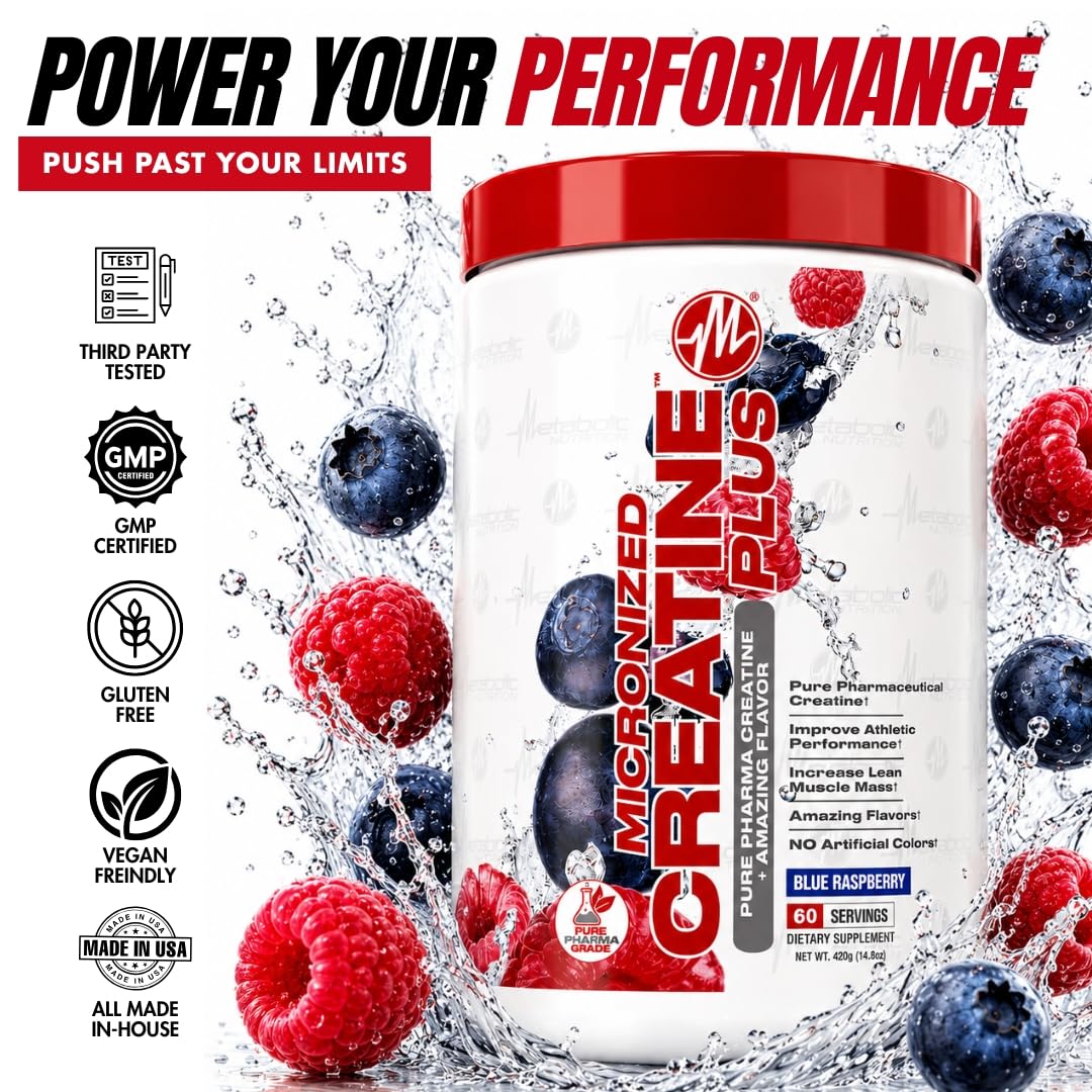 Metabolic Nutrition Micronized Creatine Plus Powder 14.8 Ounce