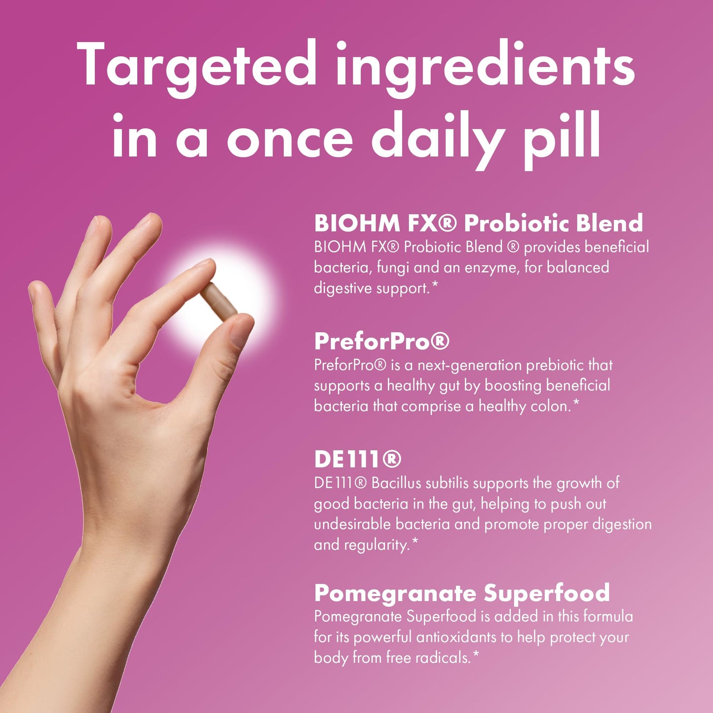 BIOHM Probiotics for Women, 30 Billion CFU, 9 Strains, 30 Capsules