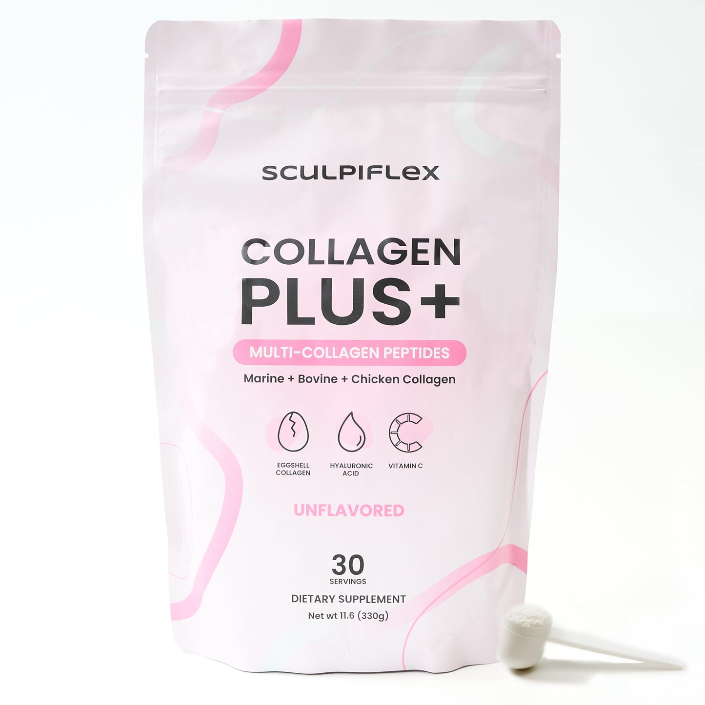 SCULPIFLEX Hydrolyzed Collagen Peptides Powder 11.6