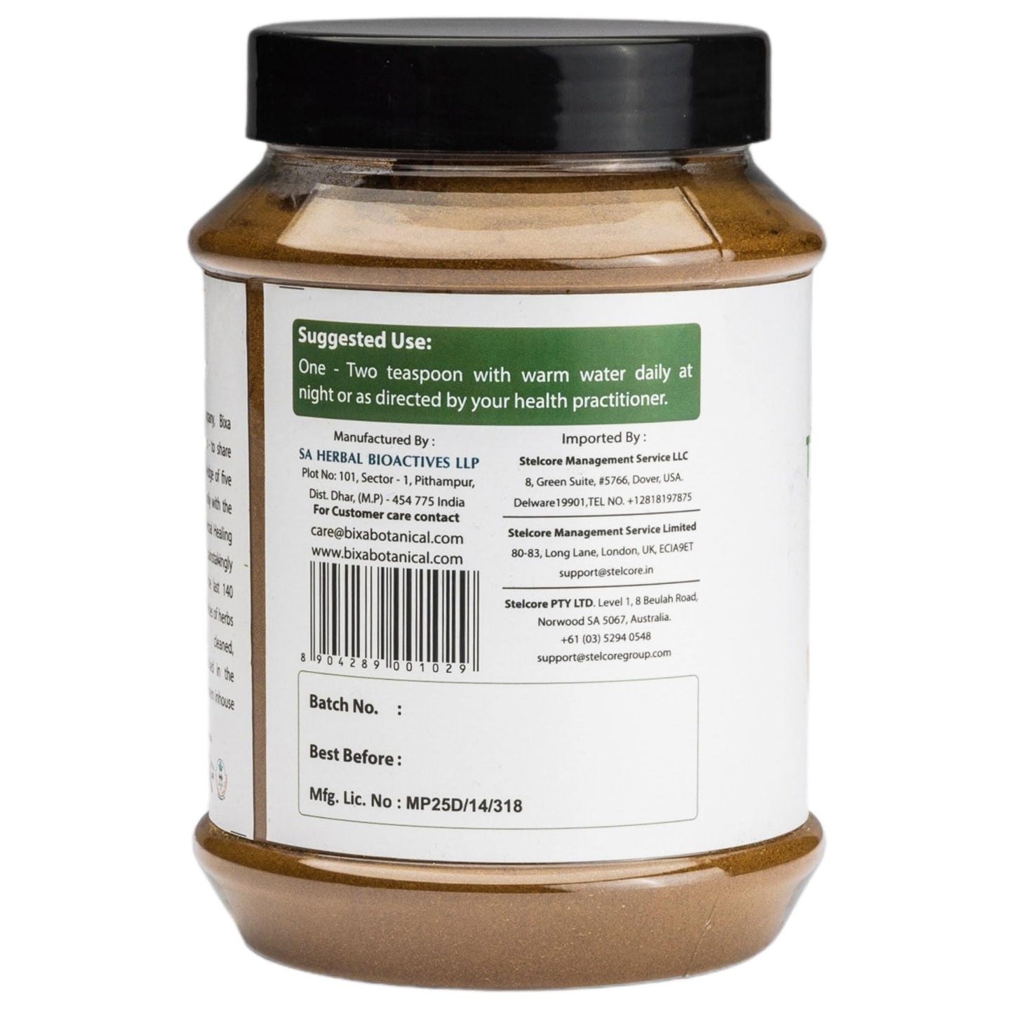 bixa BOTANICAL Triphala Powder, 16 oz