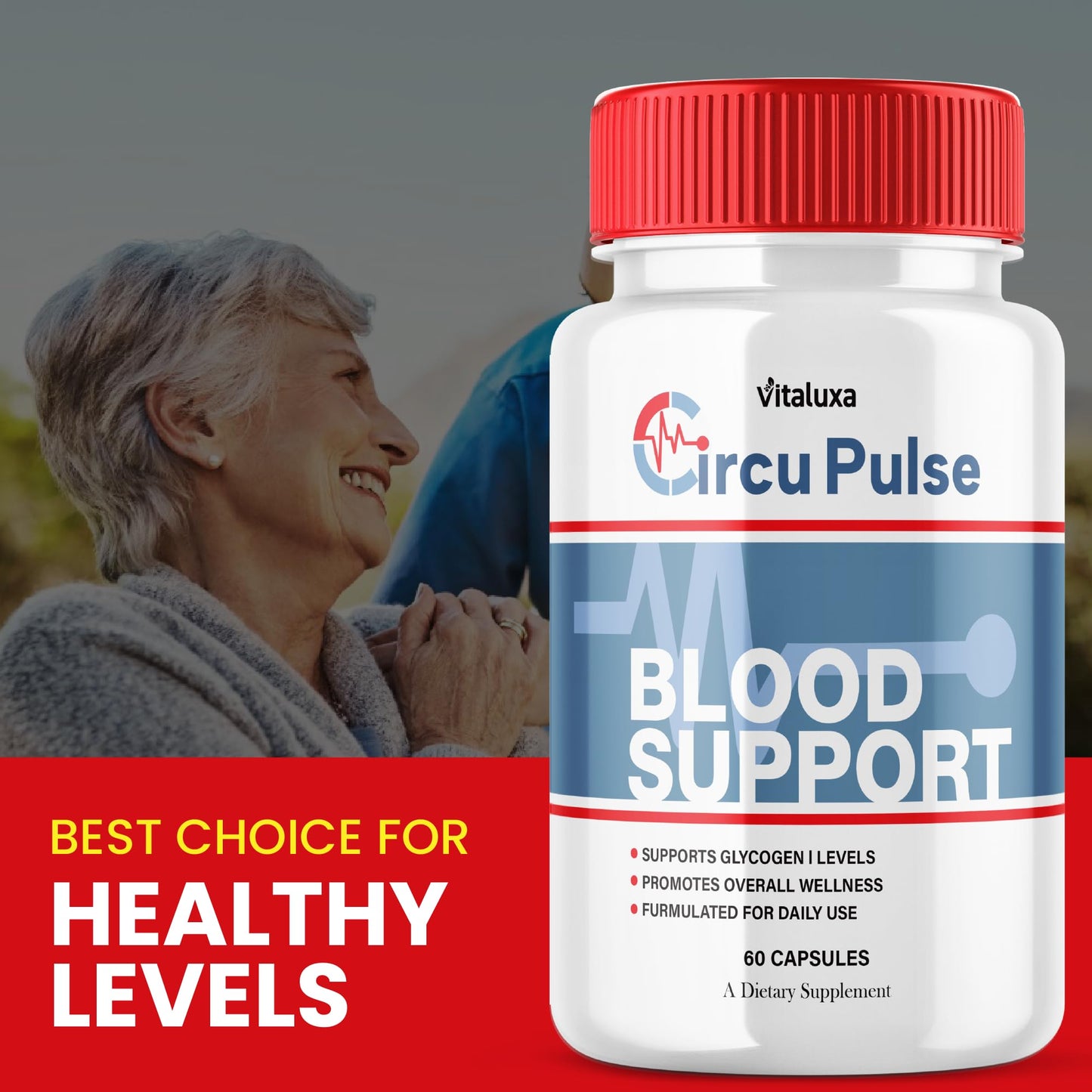 Vitaluxa CircuPulse Blood Support Capsules 180 Count