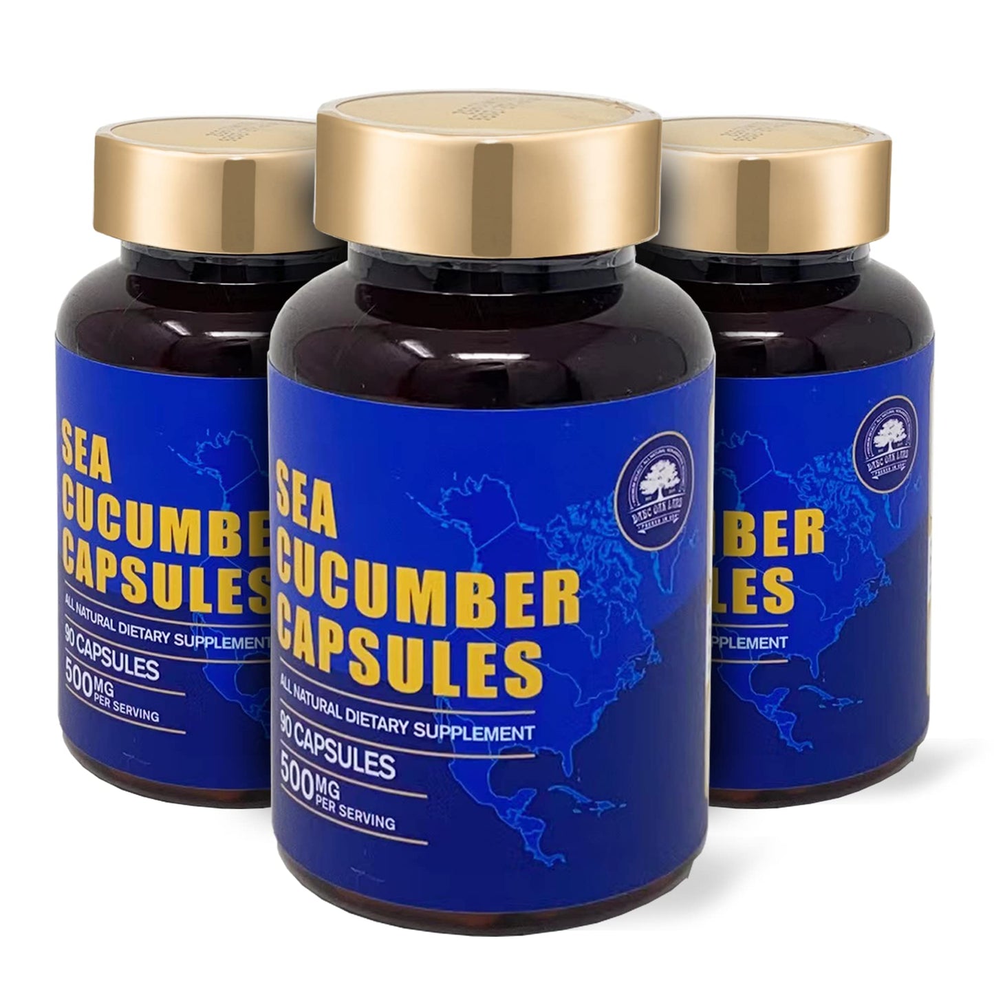 DABC OAK LAND Sea Cucumber Wild-Caught Capsule Supplement, 270 Capsules