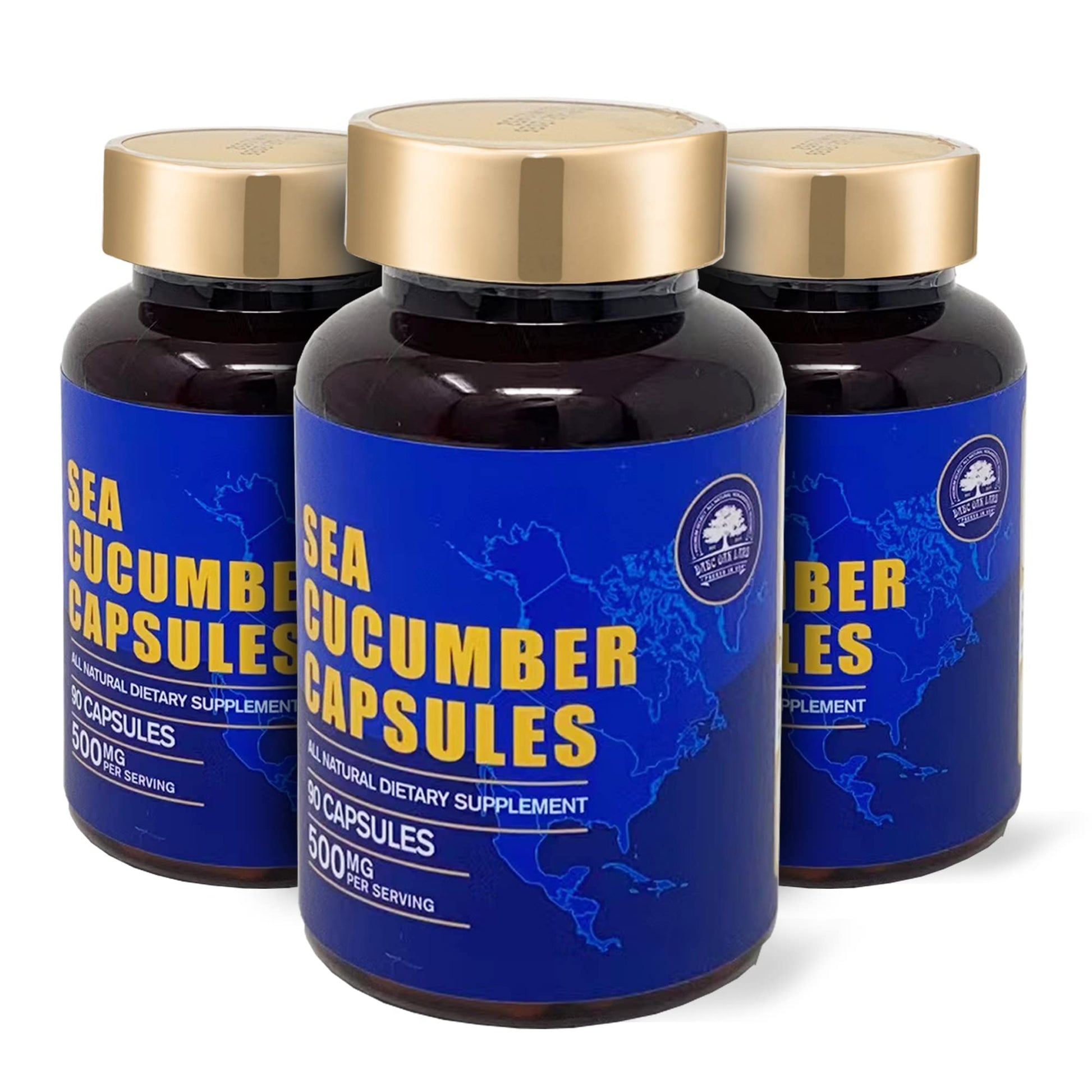DABC OAK LAND Sea Cucumber Wild-Caught Capsule Supplement, 270 Capsules
