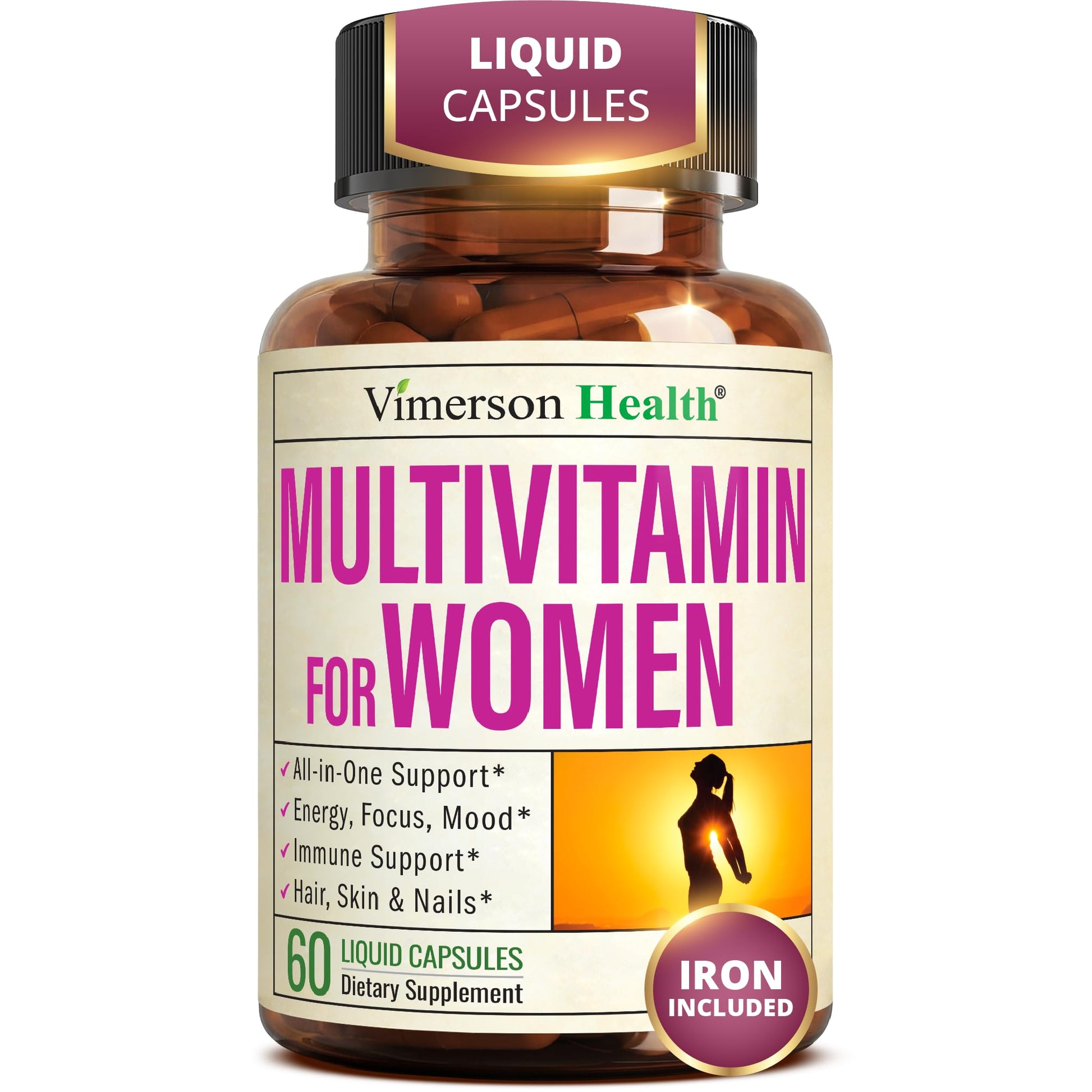 Vimerson Health Multivitamin for Women Capsules, 60 Count