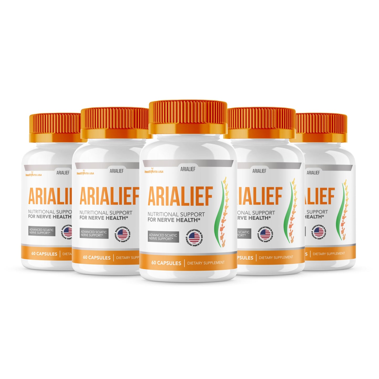 HealthyVita USA Arialief Capsules 300 Capsules