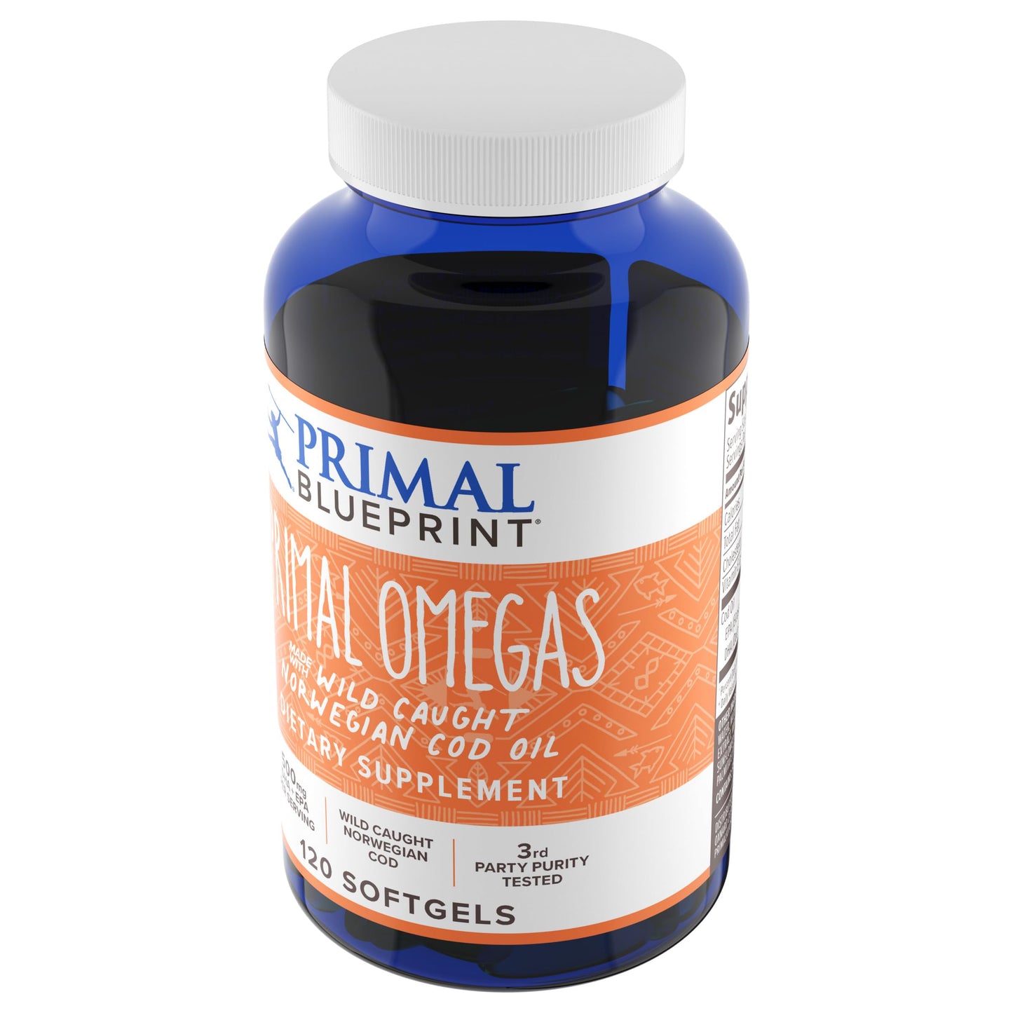 Primal Blueprint Primal Omegas Softgels, 120 Softgels