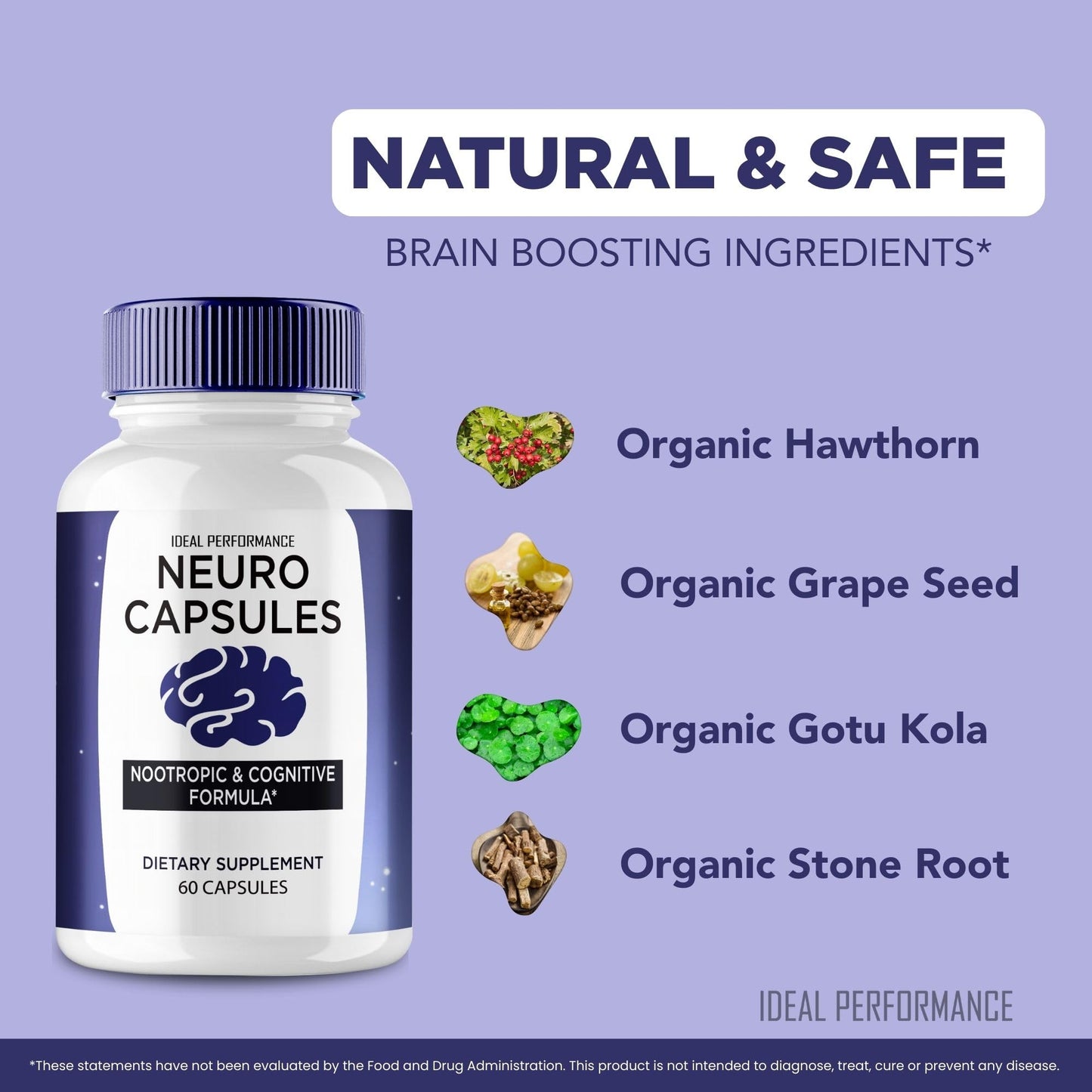 IDEAL PERFORMANCE NeuroCapsules Capsule 180 Capsules