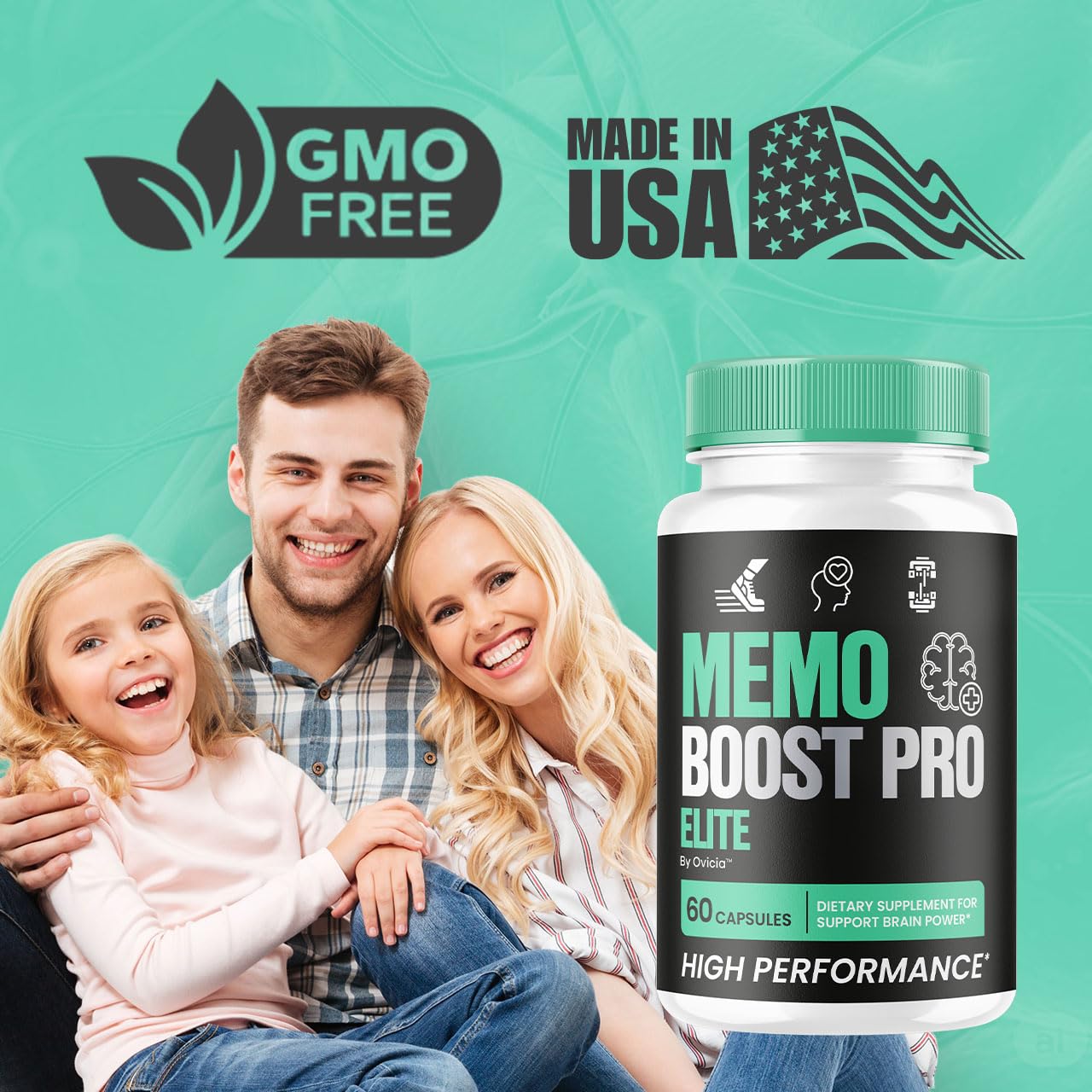 OVICIA Memo Boost Pro Capsule, 120 Capsules