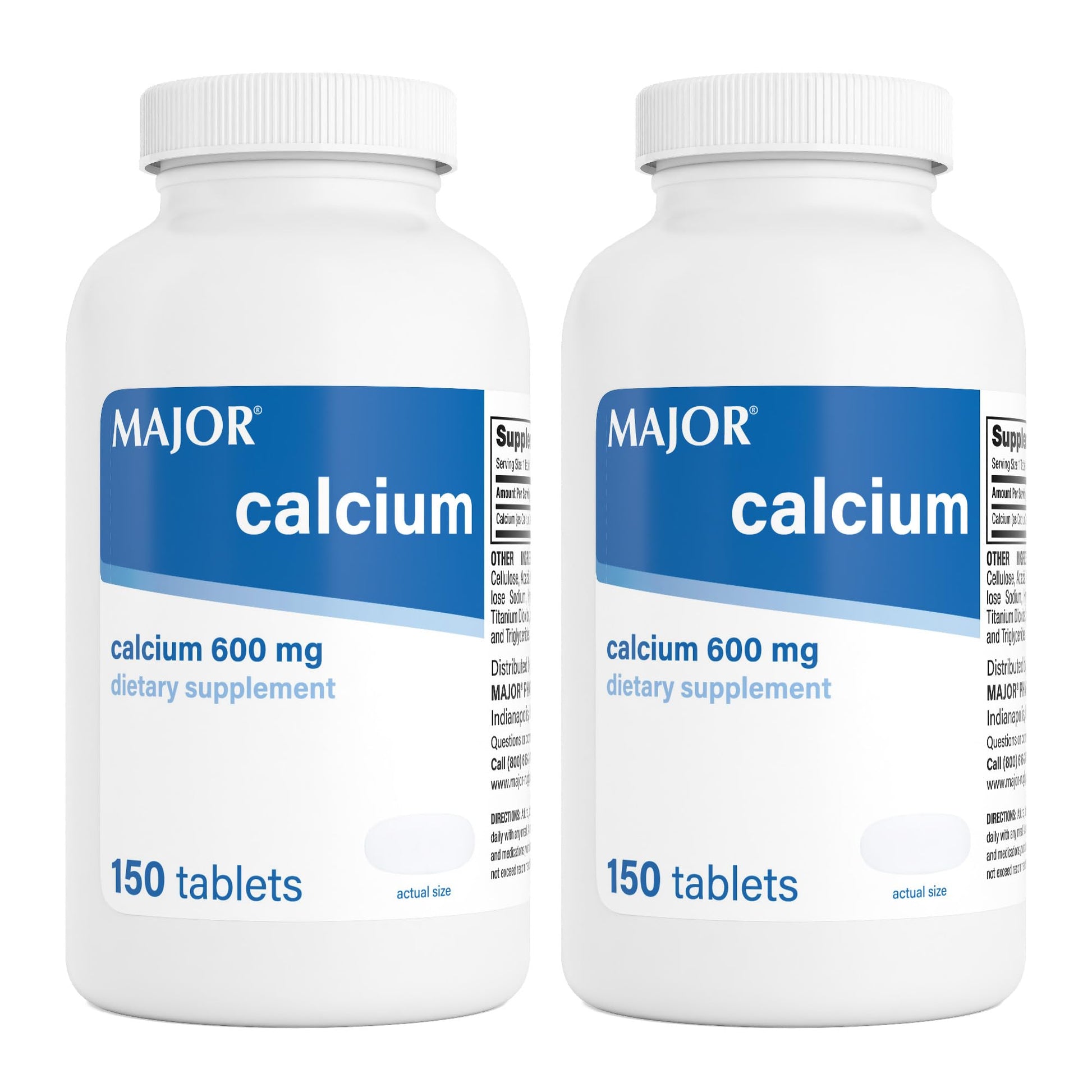MAJOR Calcium 600mg Tablets 300 Count