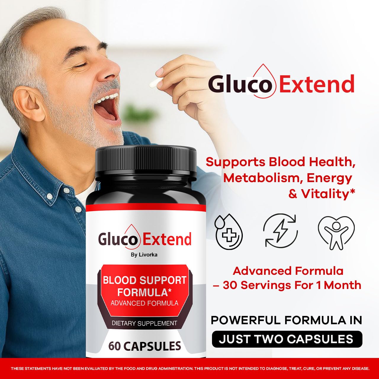 LIVORKA Gluco Extend 180 Capsules