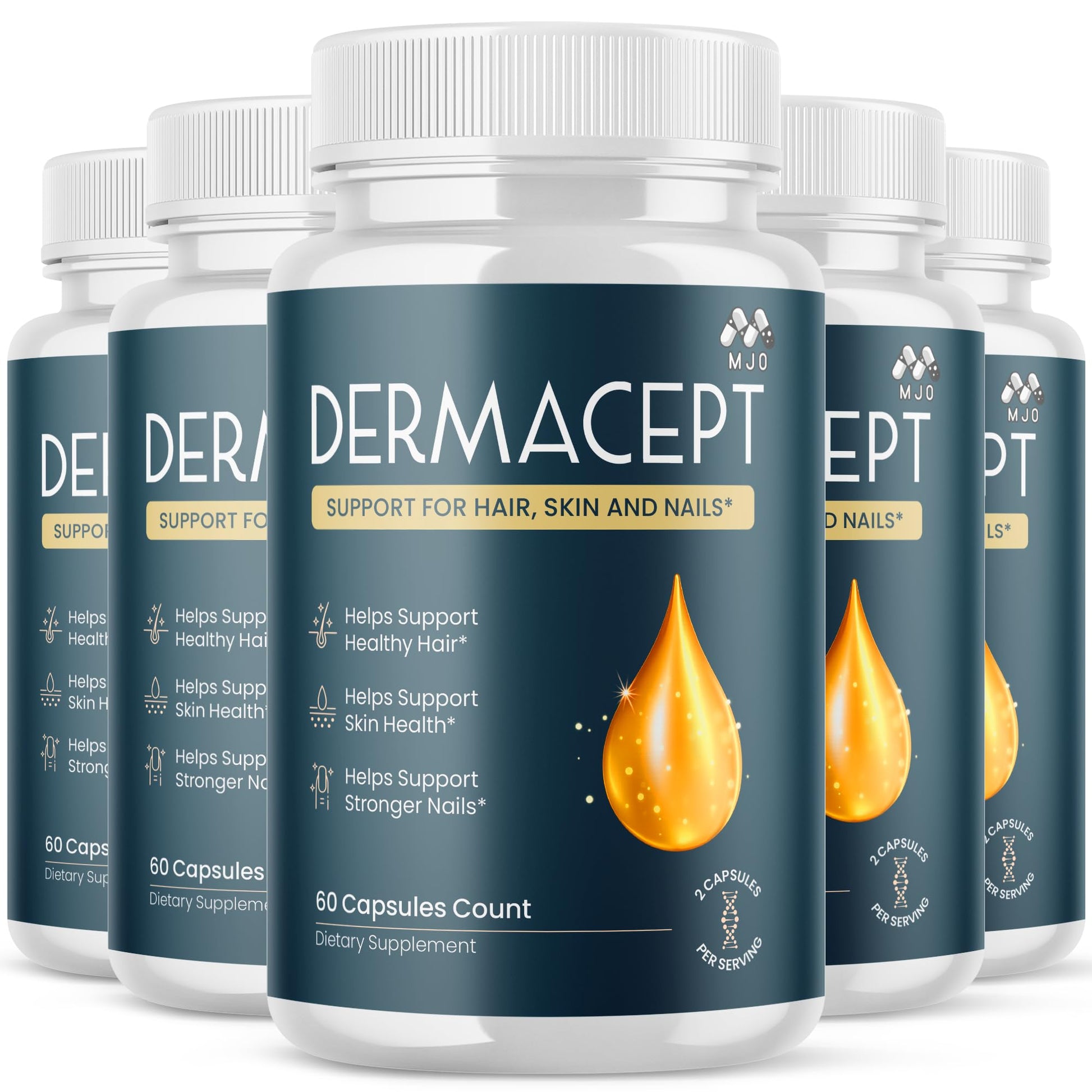MJO Dermacept Capsules, 300 Capsules