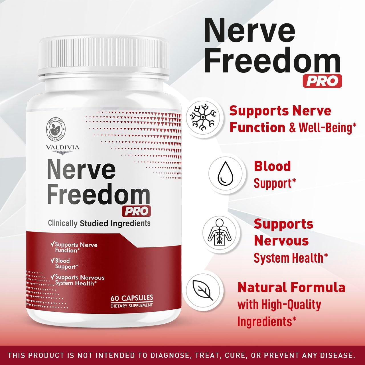 Valdivia Nerve Freedom Pro Capsules, 60 Count