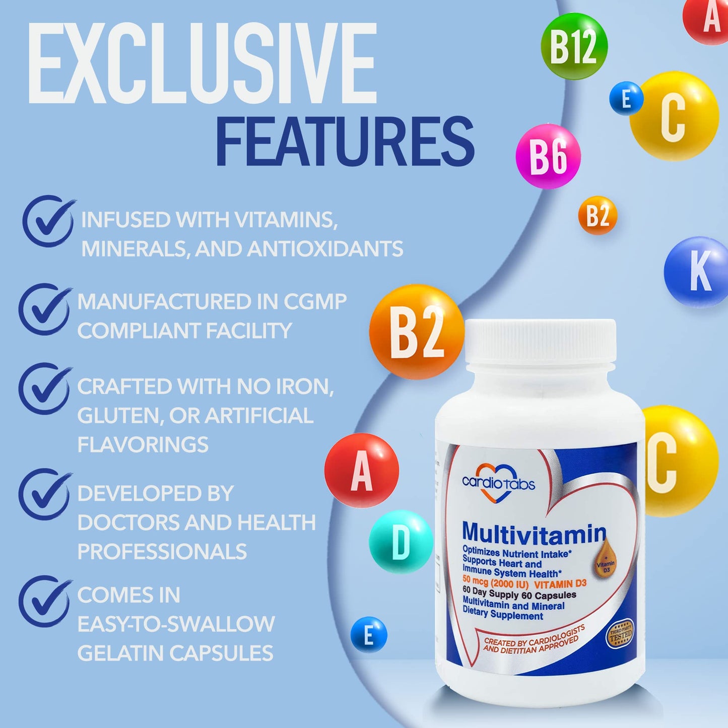 CardioTabs Multivitamin 60 Capsules