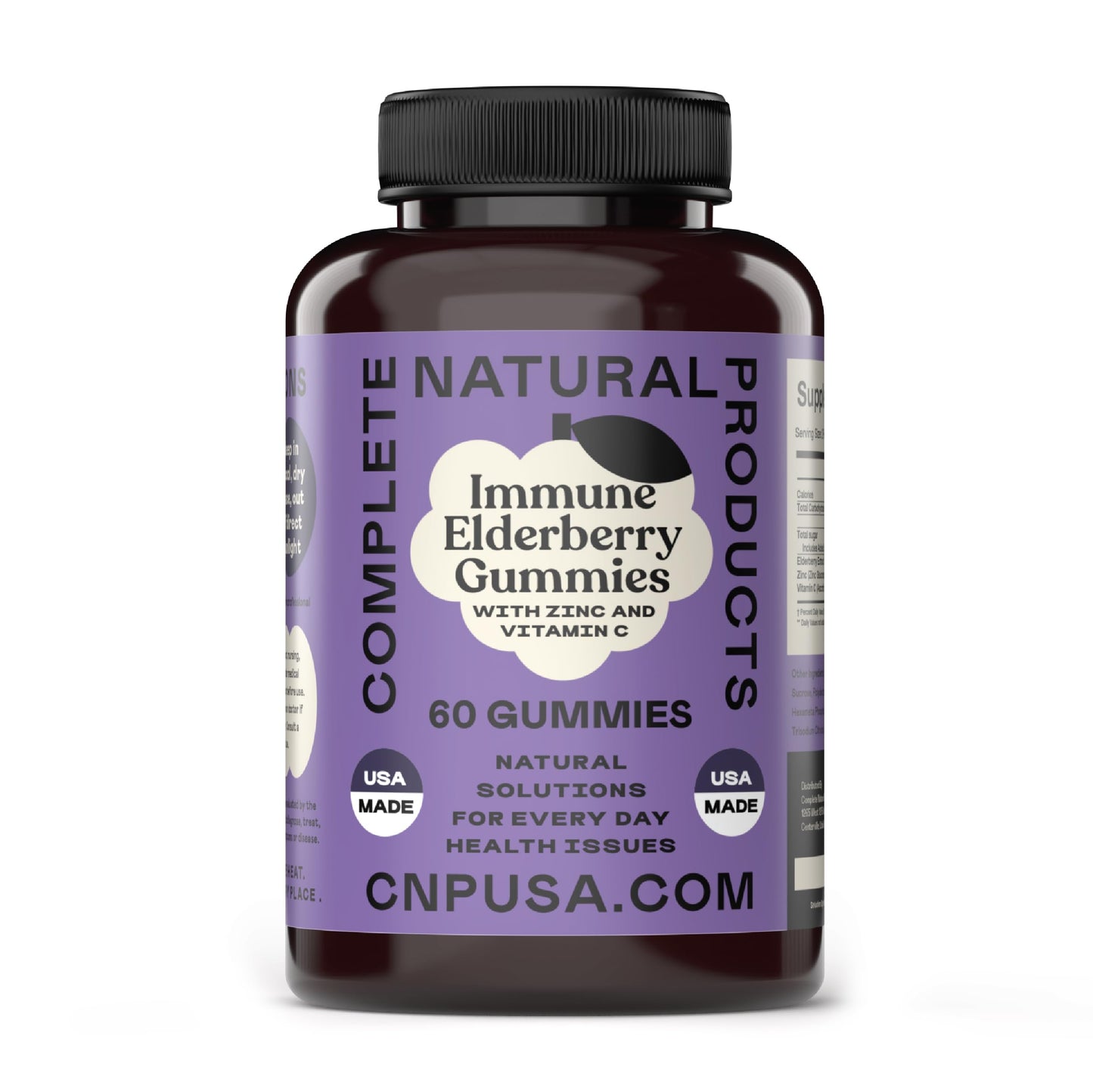 Complete Natural Products Elderberry Gummies Gummy 60 Count