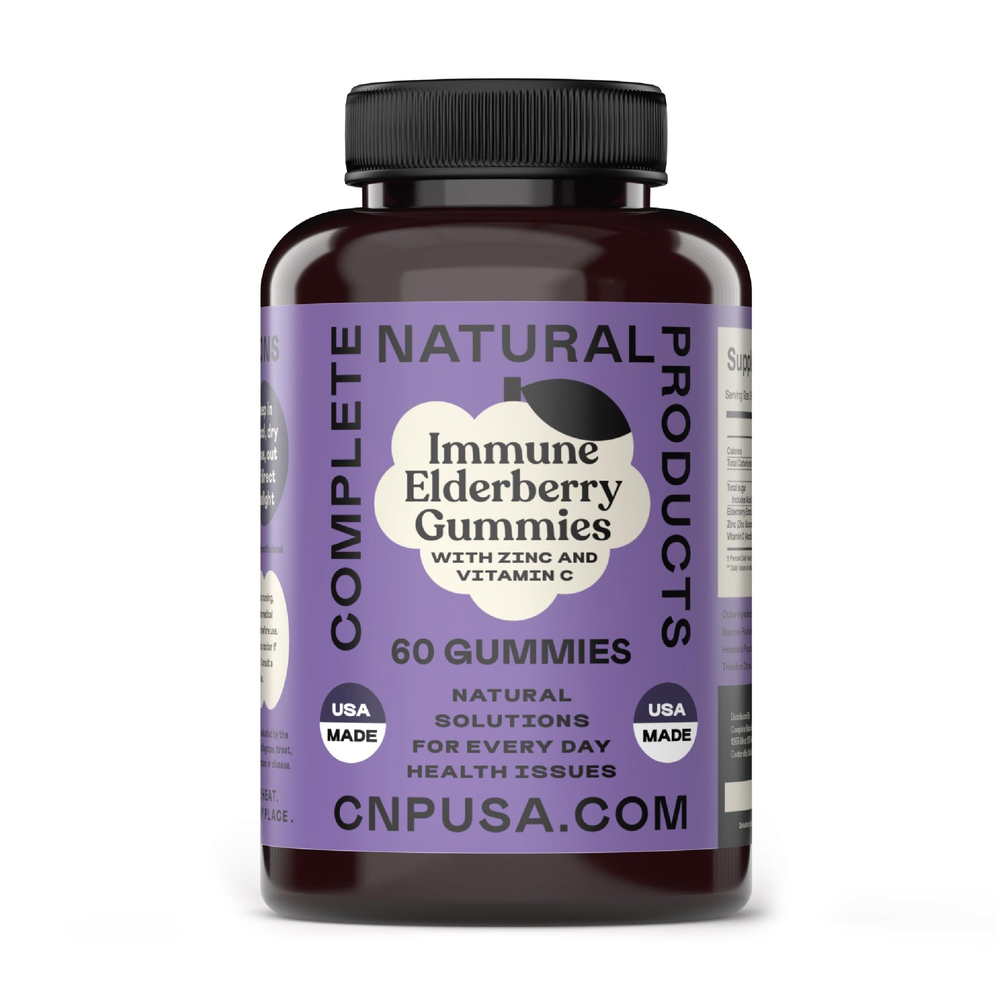 Complete Natural Products Elderberry Gummies Gummy 60 Count
