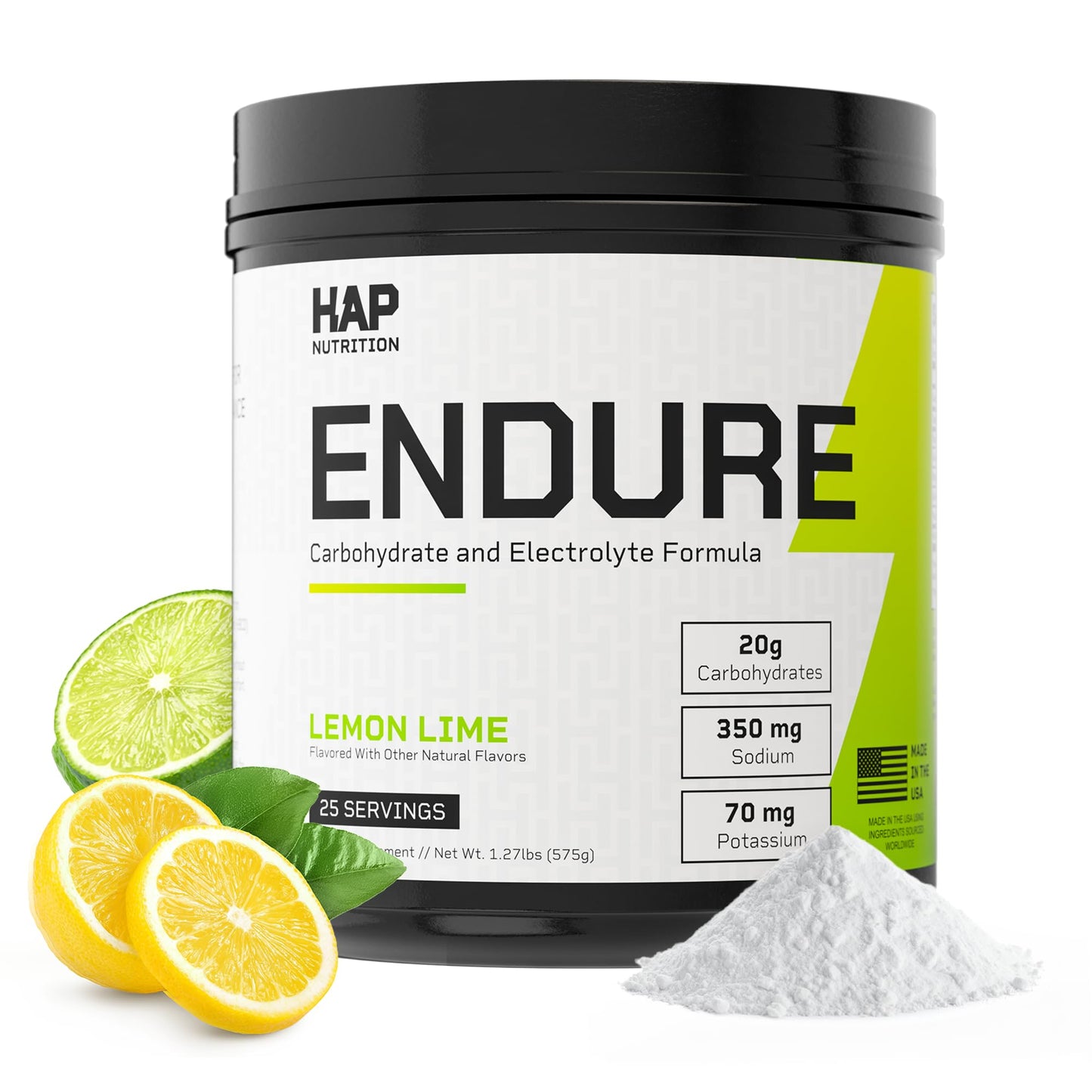 HAP Nutrition Endure Carbohydrate and Electrolyte Formula Powder 20.28