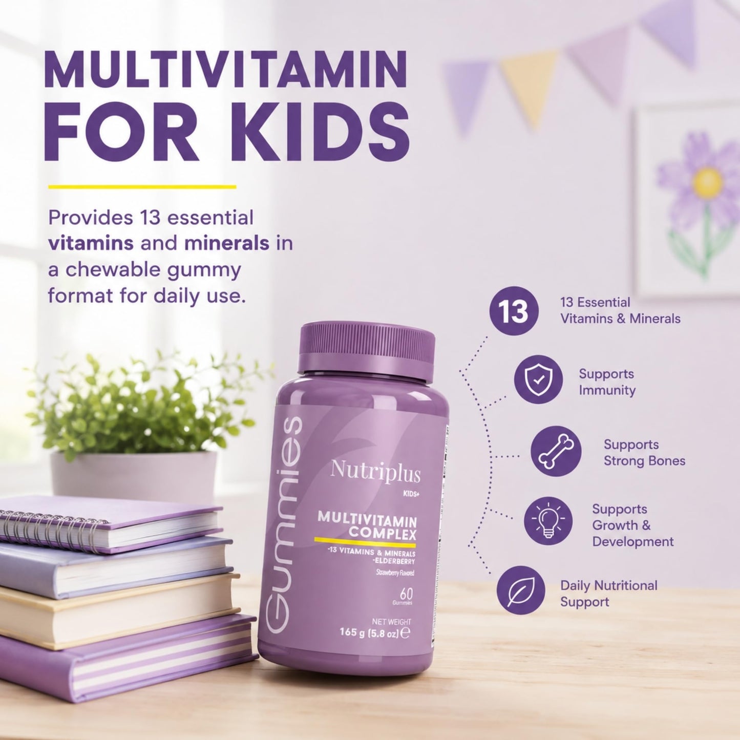 FARMASi Nutriplus Kids Gummies Capsule 1