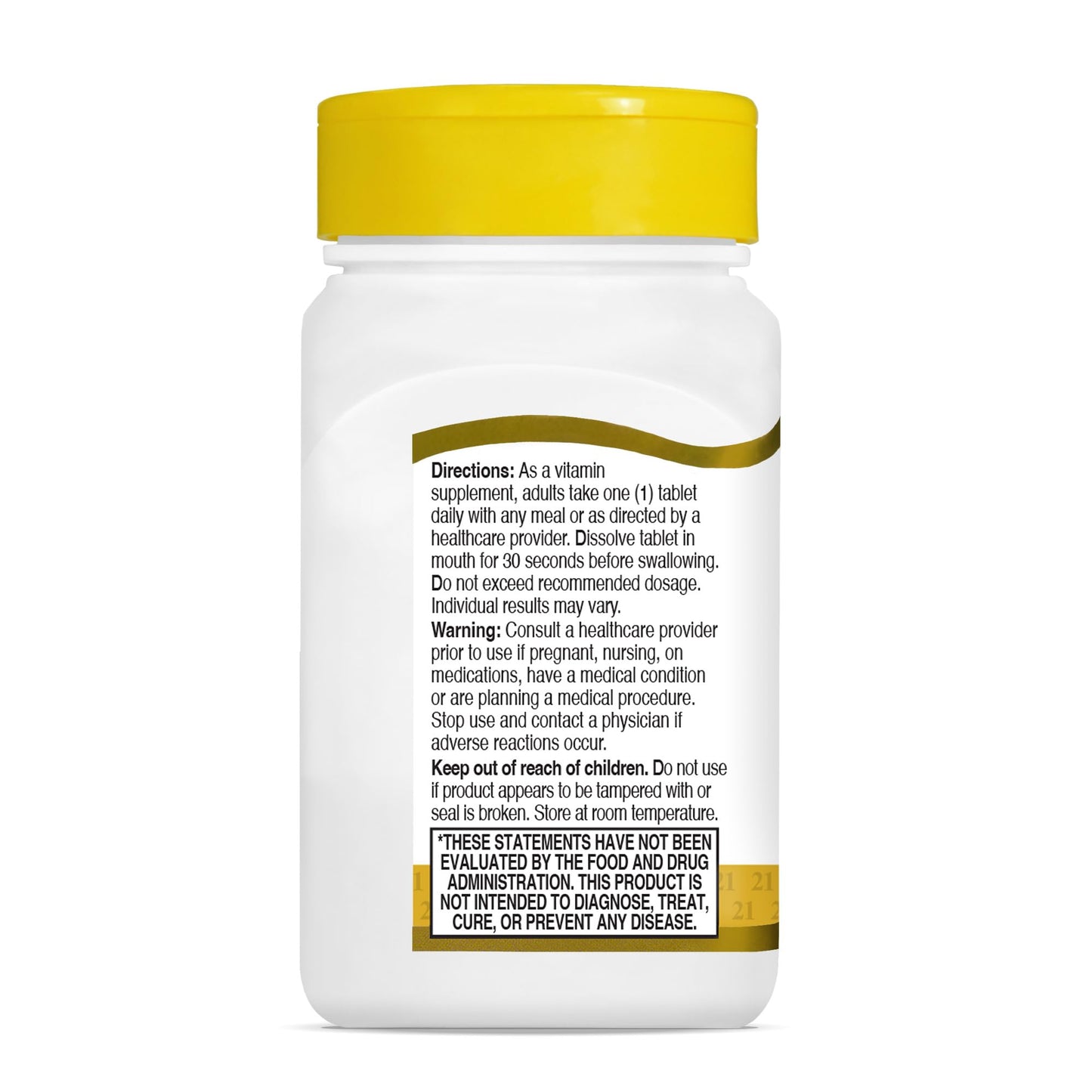 21st Century Vitamin B12 5000 mcg Supplement Cherry Flavored Sublingual Tablets, 110 Count