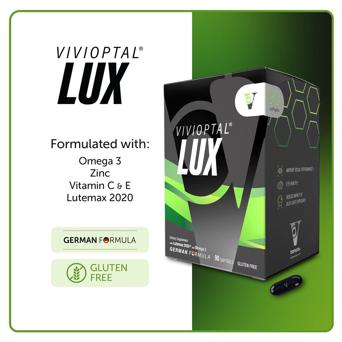 Vivioptal Vitamins Lux Softgels 90 Count
